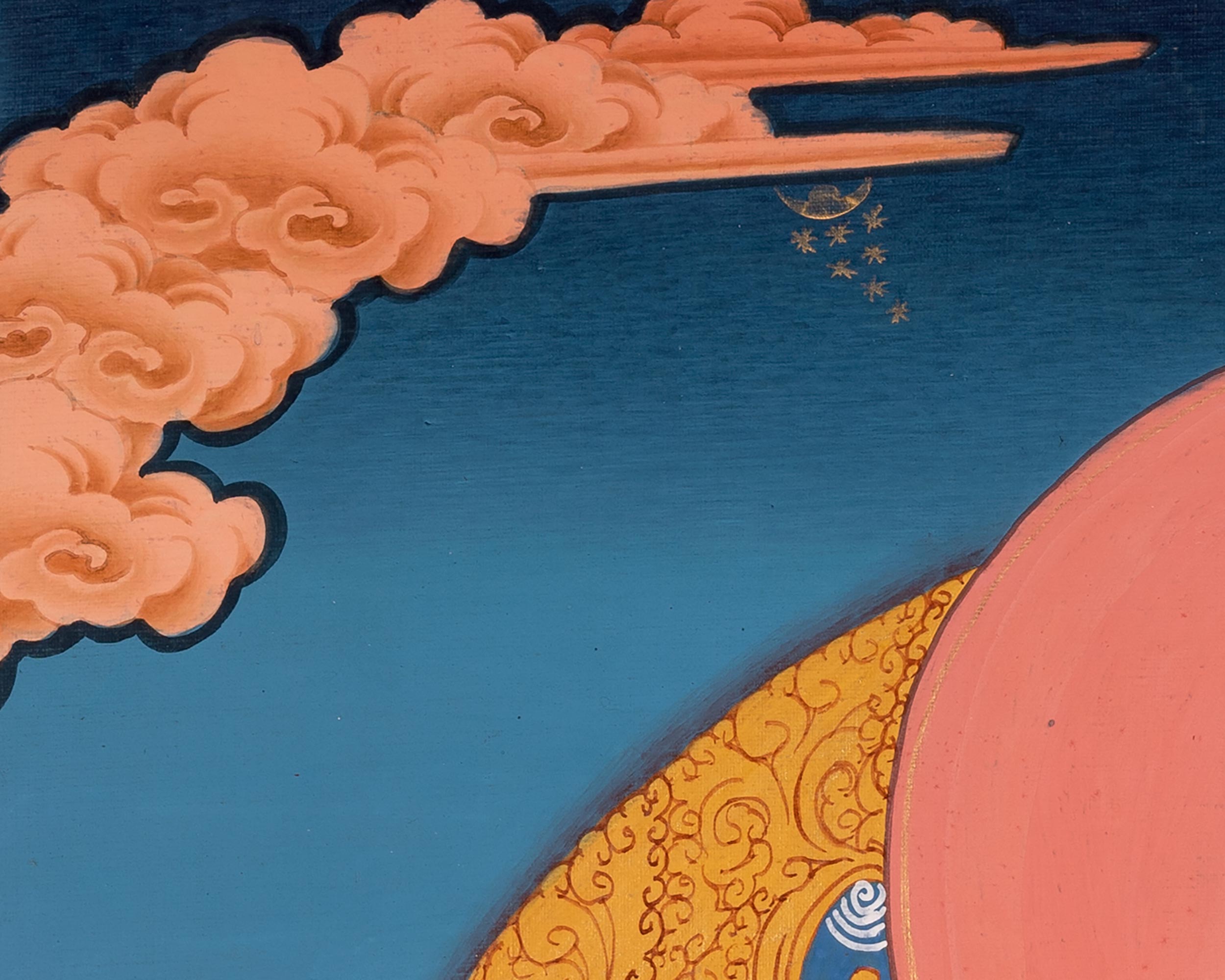 Thangka of Medicine Buddha | Bhaisajyaguru Painting