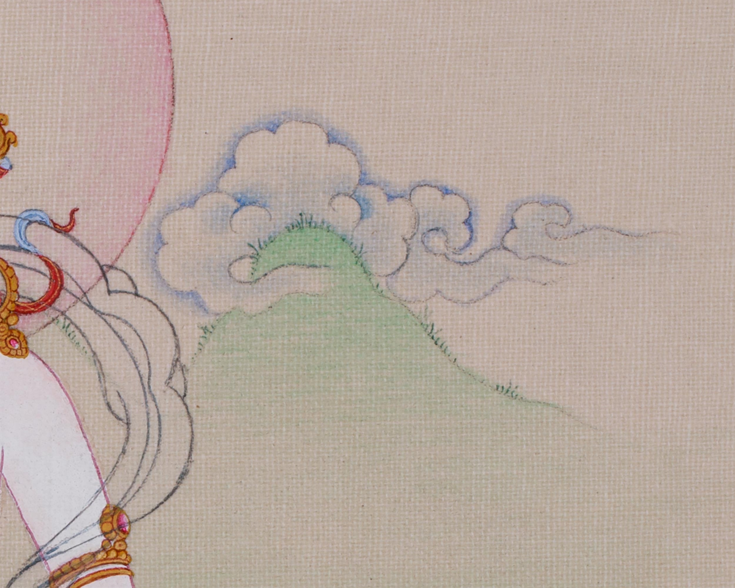Dakini Mandarva Painting | Protector of Tantric Practices | Yogini of Enlightenment
