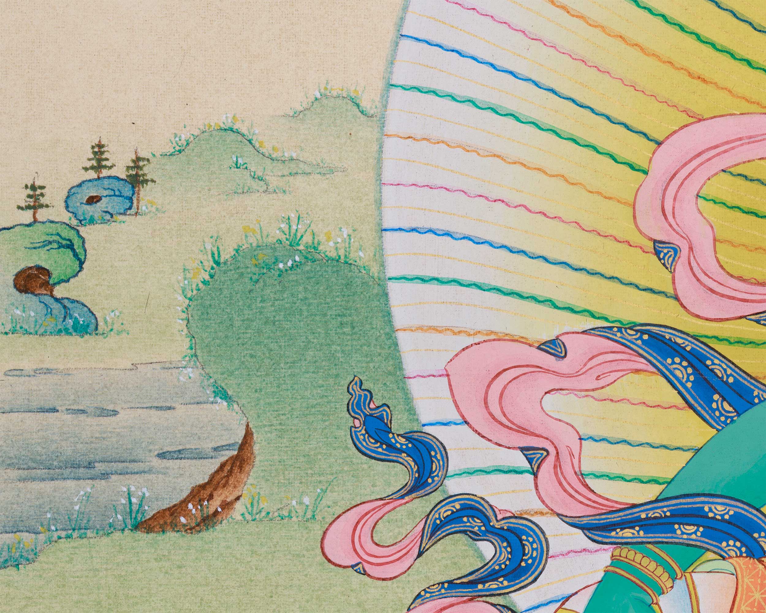 Female Bodhisattva Green Tara Thangka | Mother of Liberation