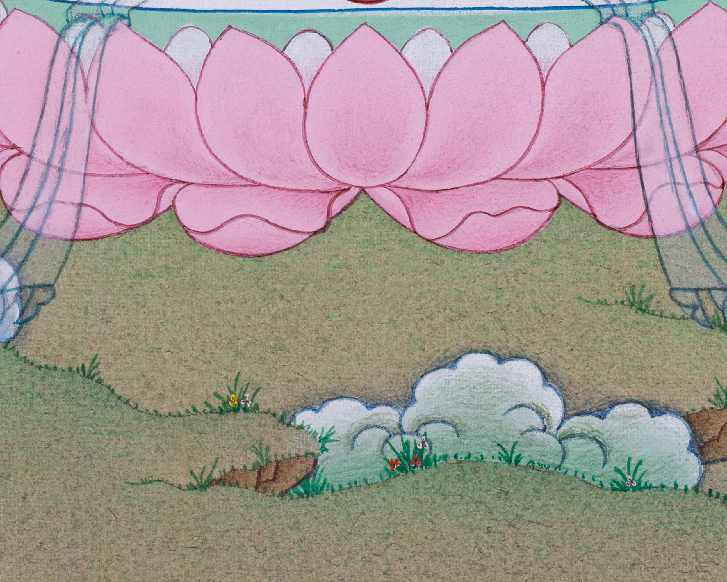 Thangka of Amitayus | The Buddha of Longevity and Eternal Life