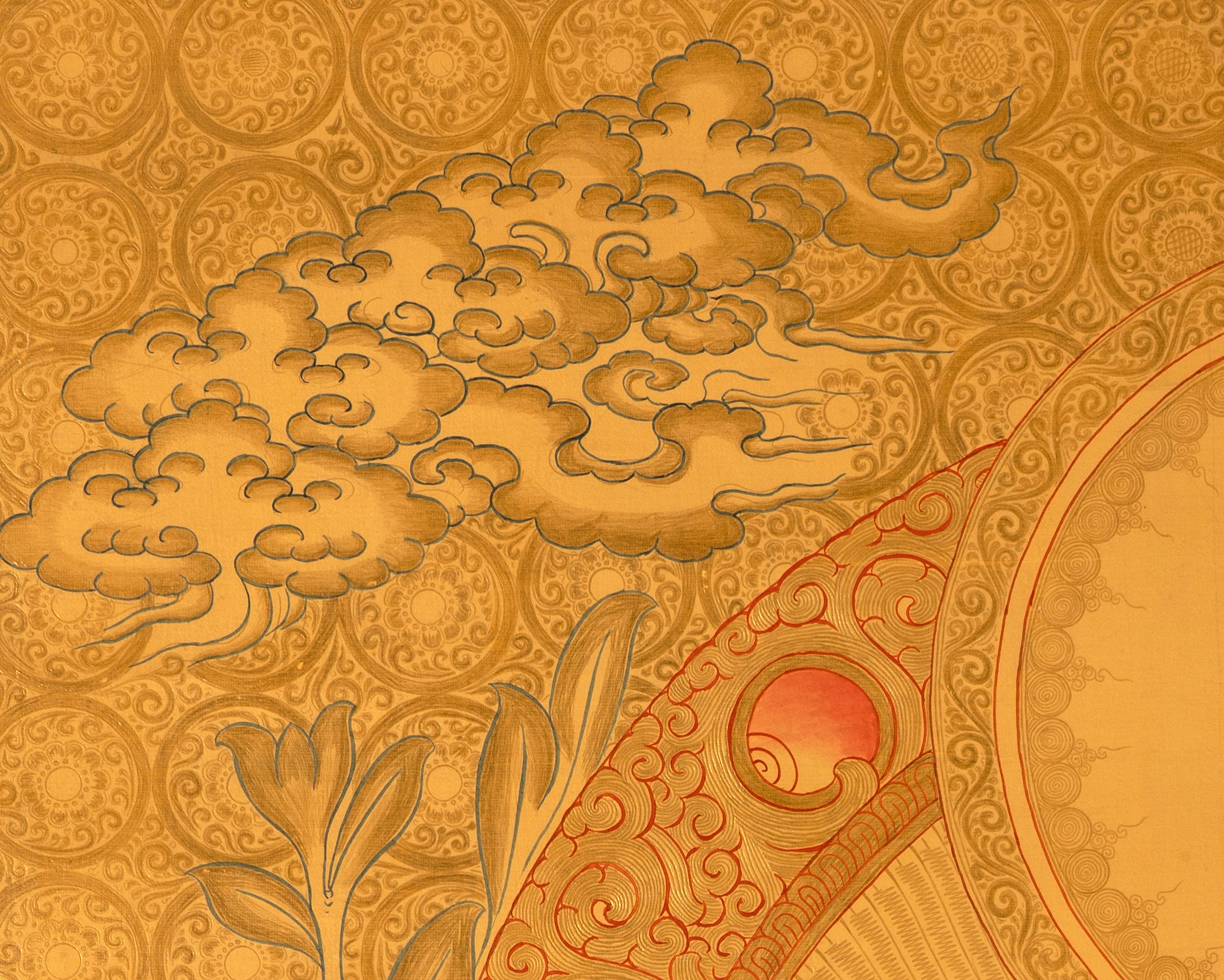 Tibetan Shakyamuni Buddha Thangka | Hand-Painted Buddhist Artwork