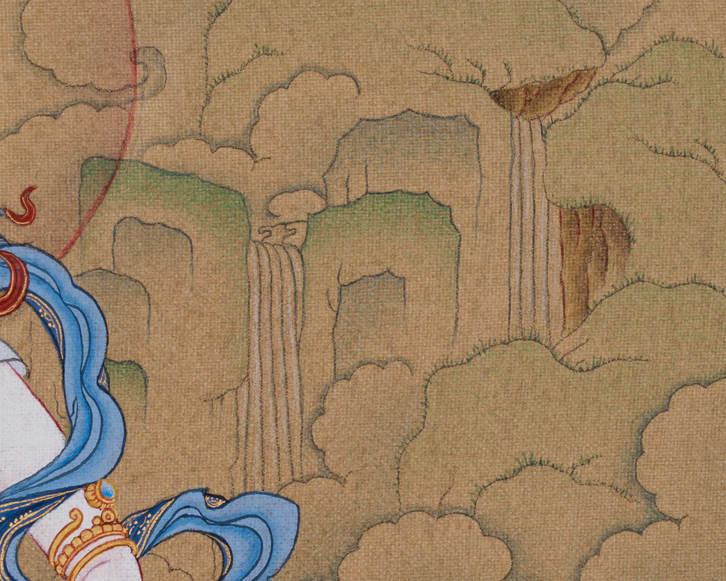 Purification Buddha, Vajrasattva Thangka (first Payment) (1/4 payment of the total Amount)
