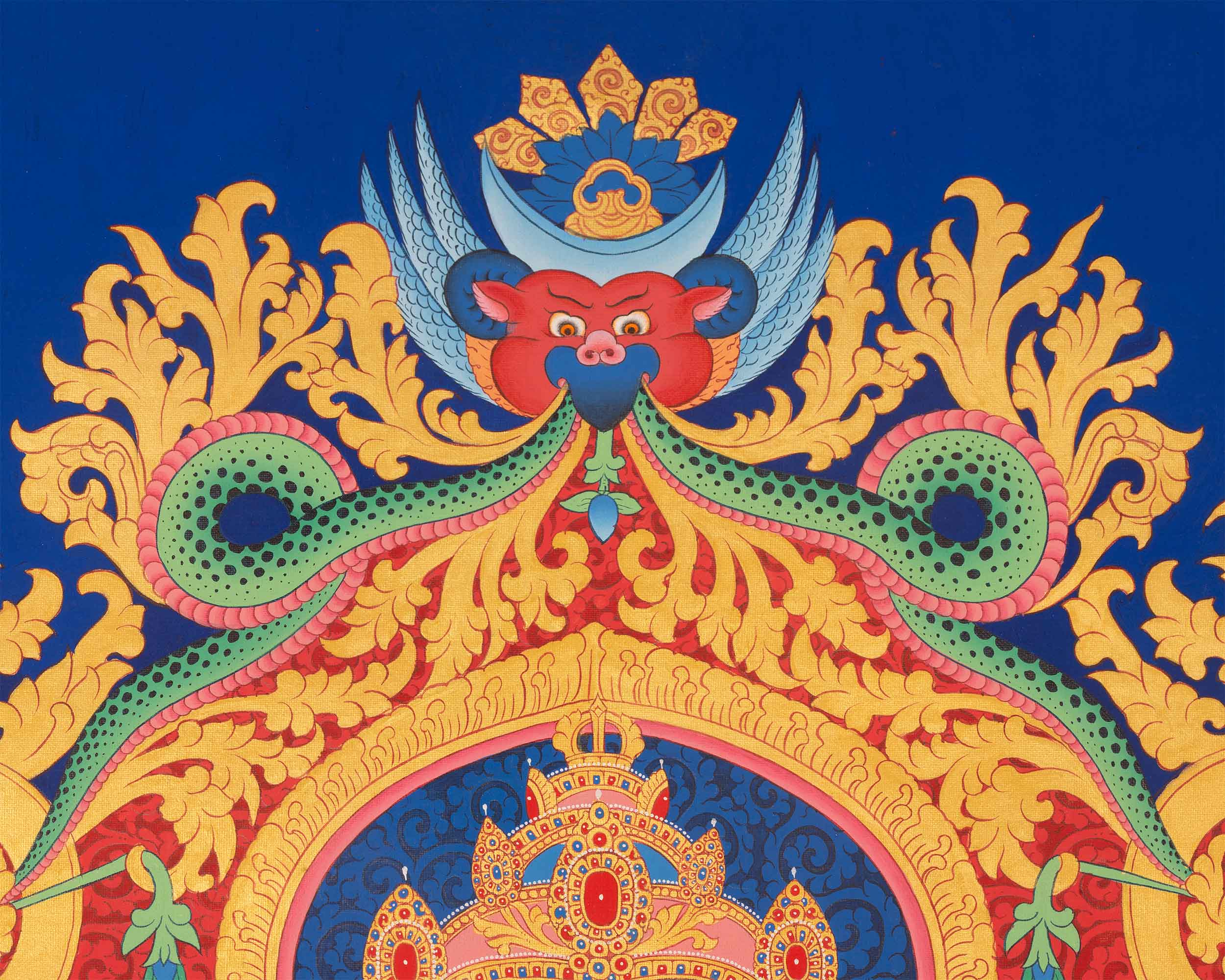 Buddha Ratnasambhava Giclee Print | One Of Dhyani (Eternal, Self Born) Buddha
