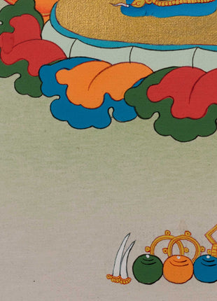 Bodhisattva Vajrapani Thangka | Tibetan Buddhist Art