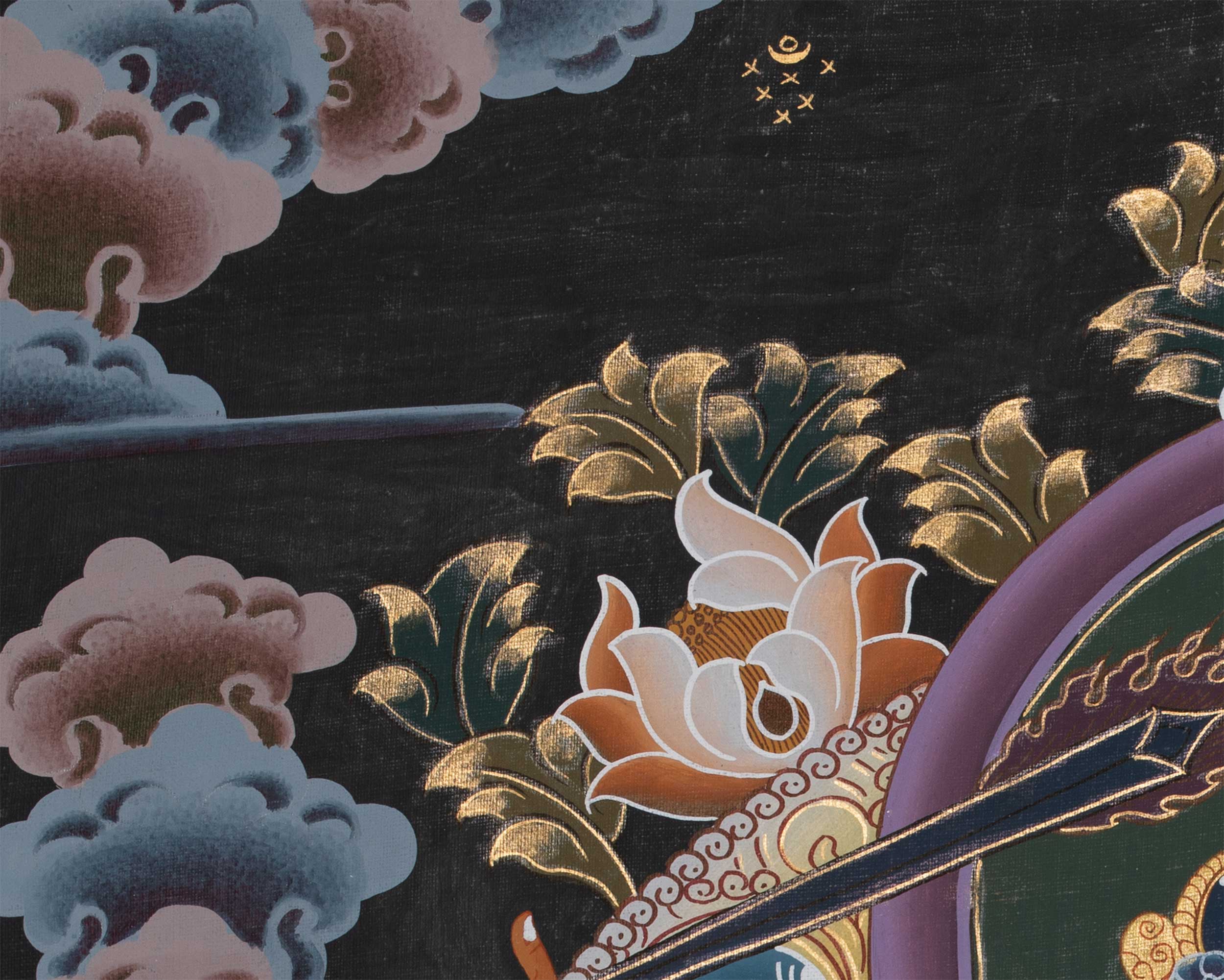 Original Traditional Manjushri Painting | Embodiment of Wisdom
