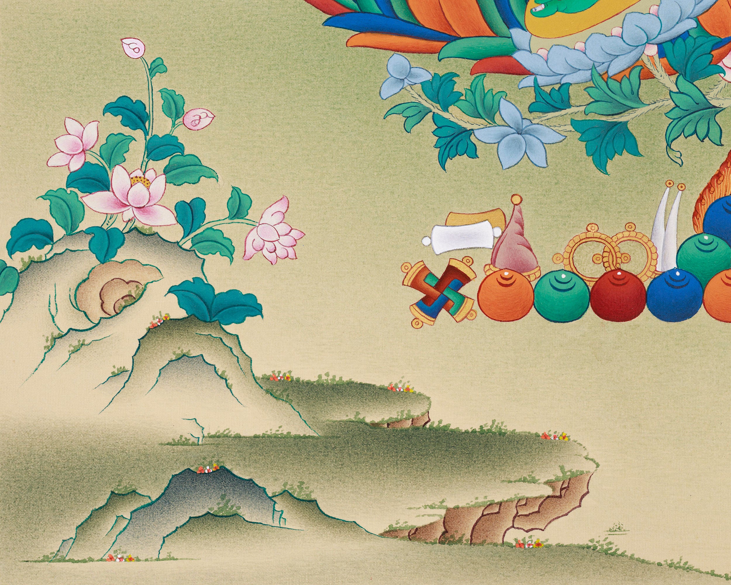 Compassionate Saviour Green Tara Thangka | The Goddess of Swift Action and Boundless Compassion