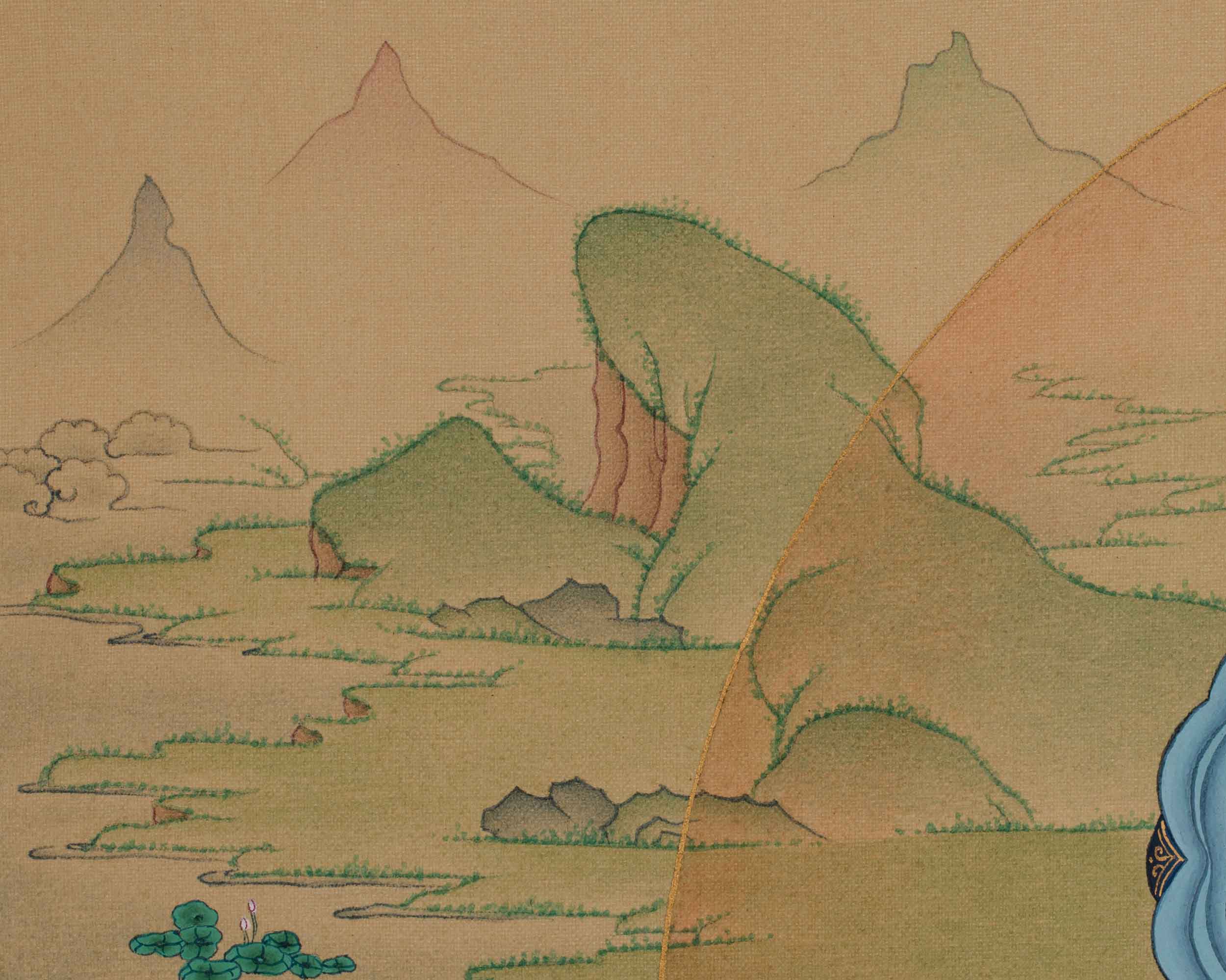 Purification Icon Vajrasattva Thangka | Dorje Sempa Artwork