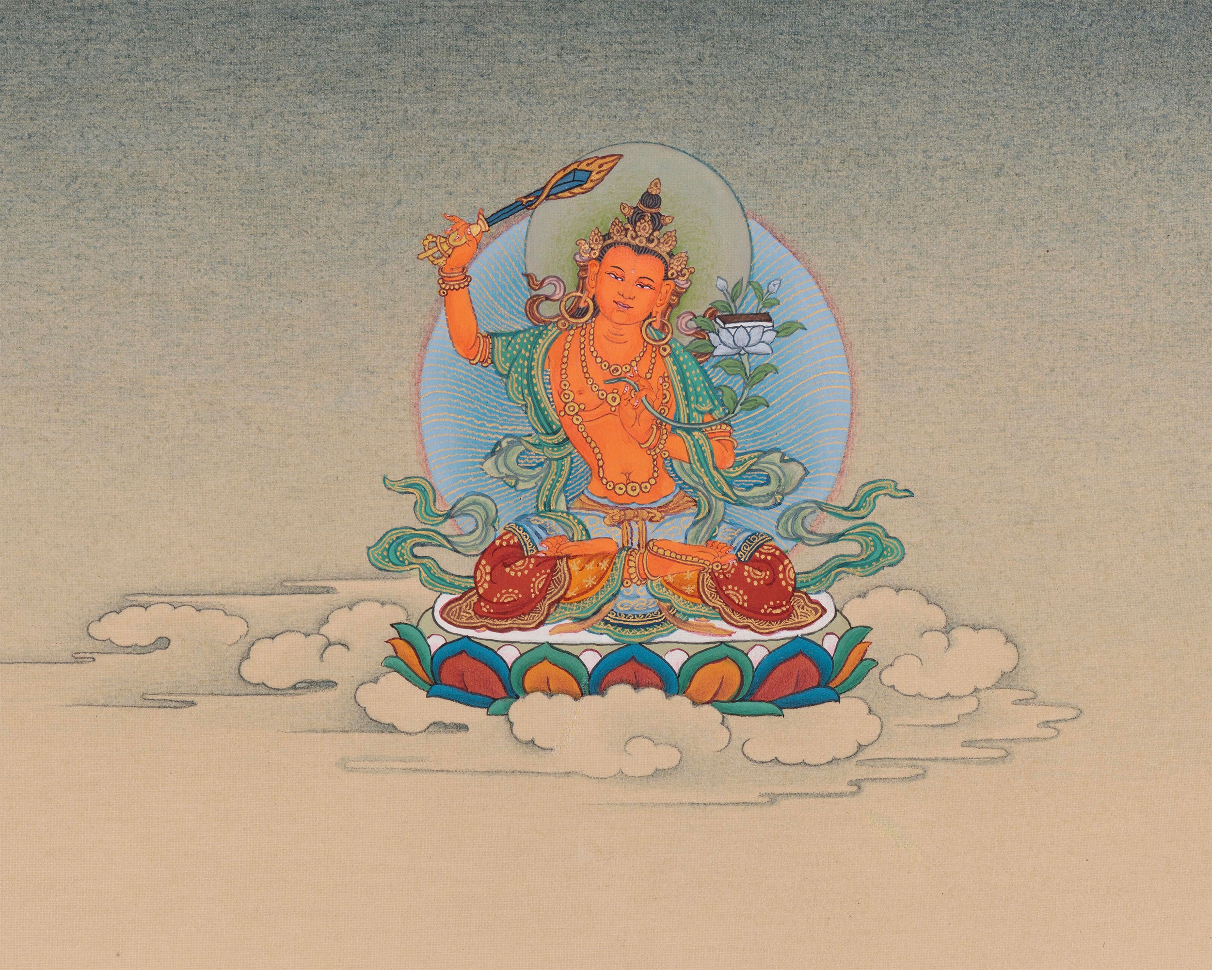 Trio Bodhisattva: Chenrezig, Manjushri, and Vajrapani | Compassion, Wisdom, and Power