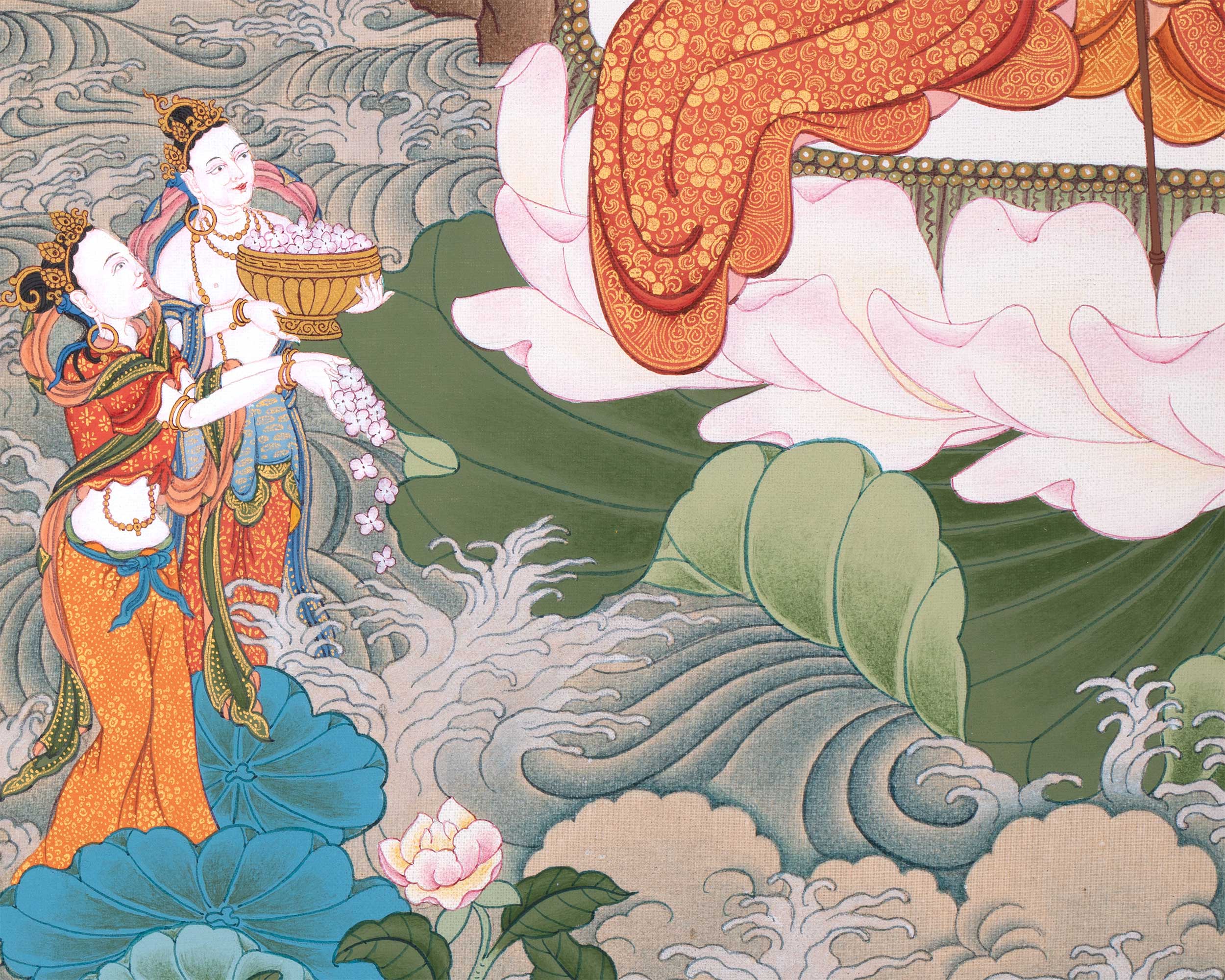 Buddhist Monk Kshitigarbha | Enlightened Bodhisattva Who Guides Souls with Compassion