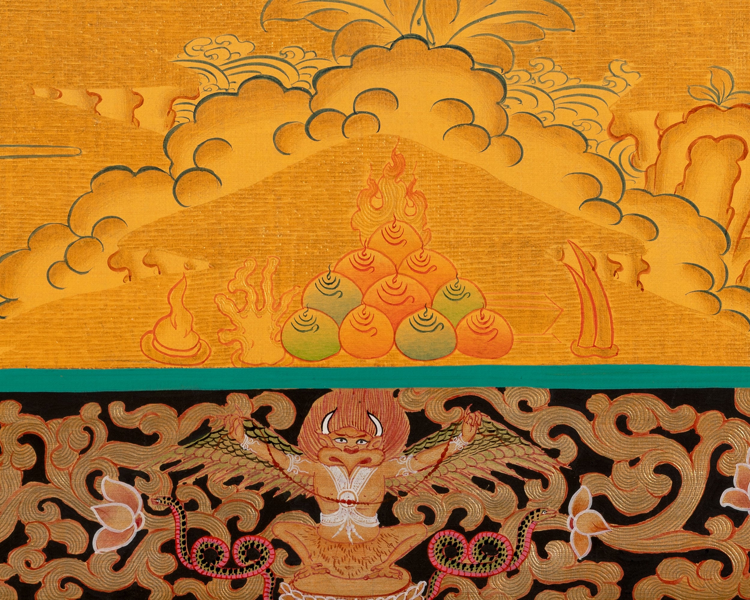 Vajrapani Thangka | Wall Hanging Canvas Art
