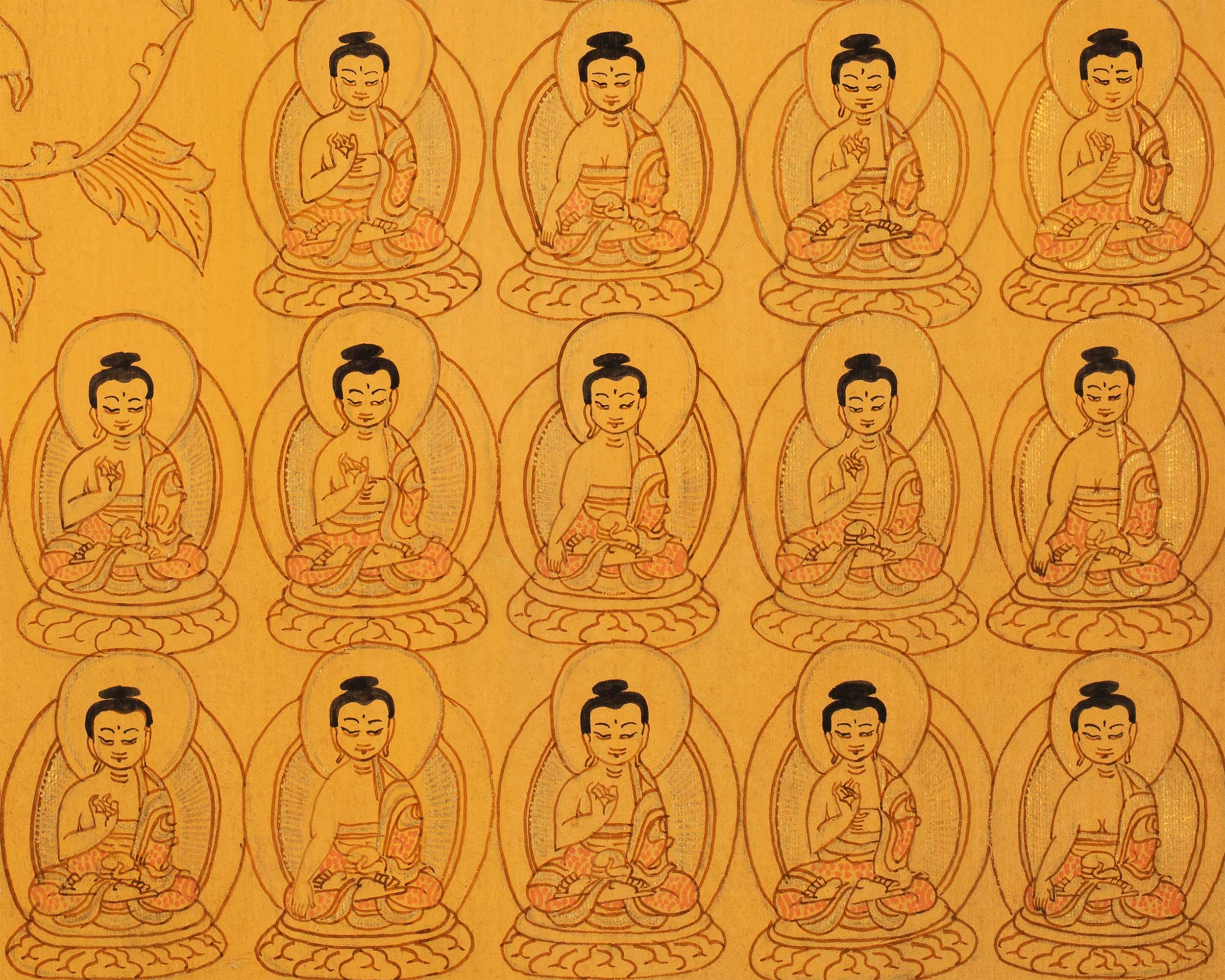 Assembly of Buddhas Thangka | Enlightenment and Harmony