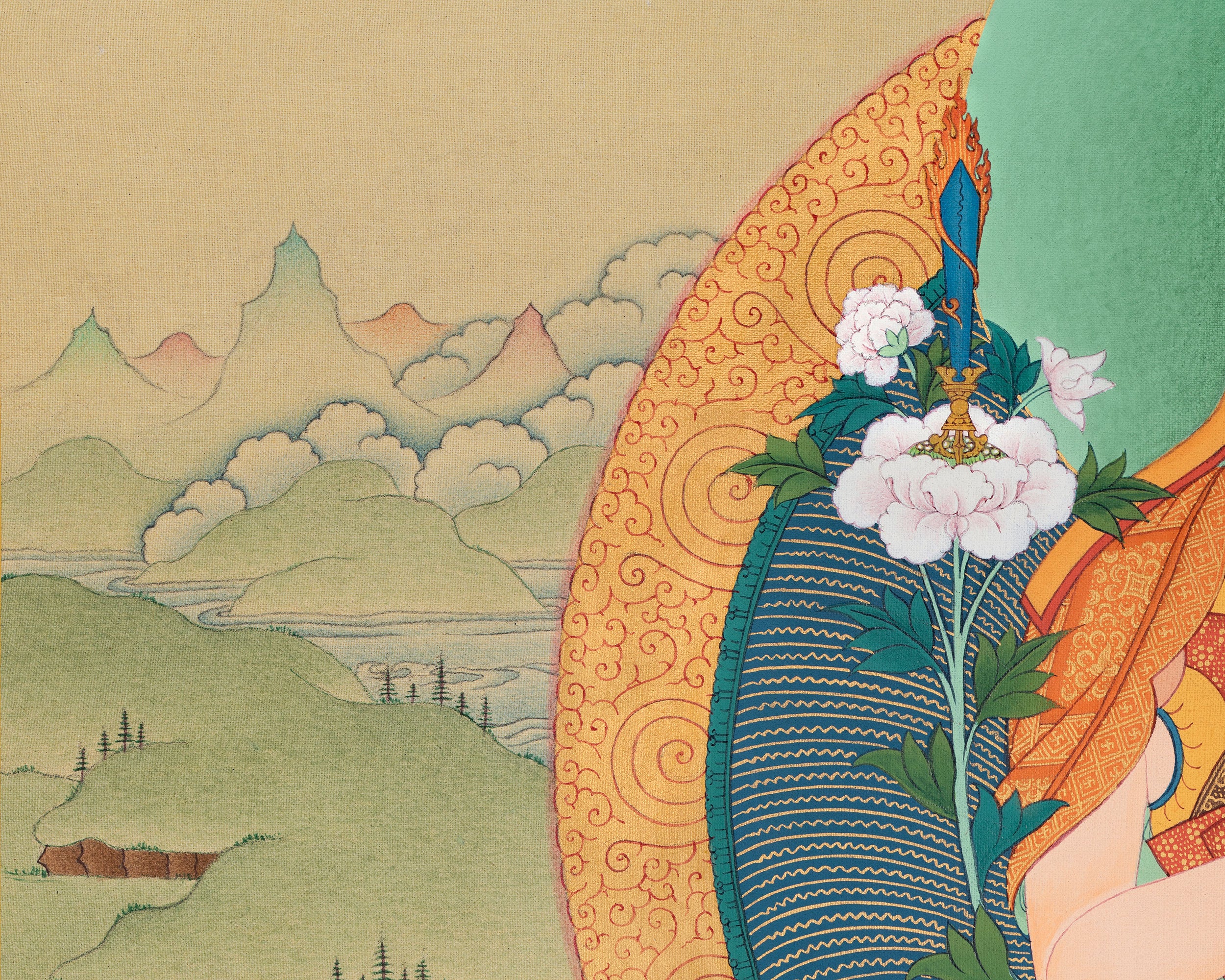 Tsongkhapa Canvas Print | Spiritual Teacher and Protector of the Dharma