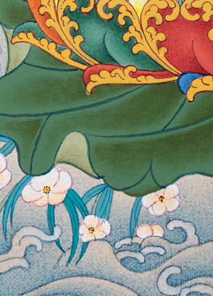 Siddhartha Gautama Art | Hand-Painted Shakyamuni Buddha Thangka | Buddhist Wall Decors