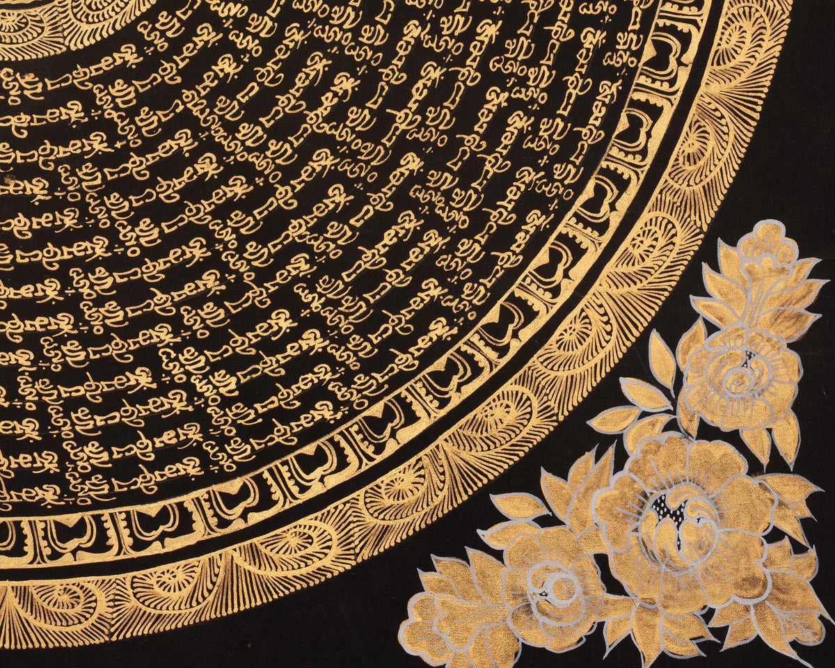 Mantra Mandala Buddhist Art | The Union of Sacred Sound | Enlightened Universe