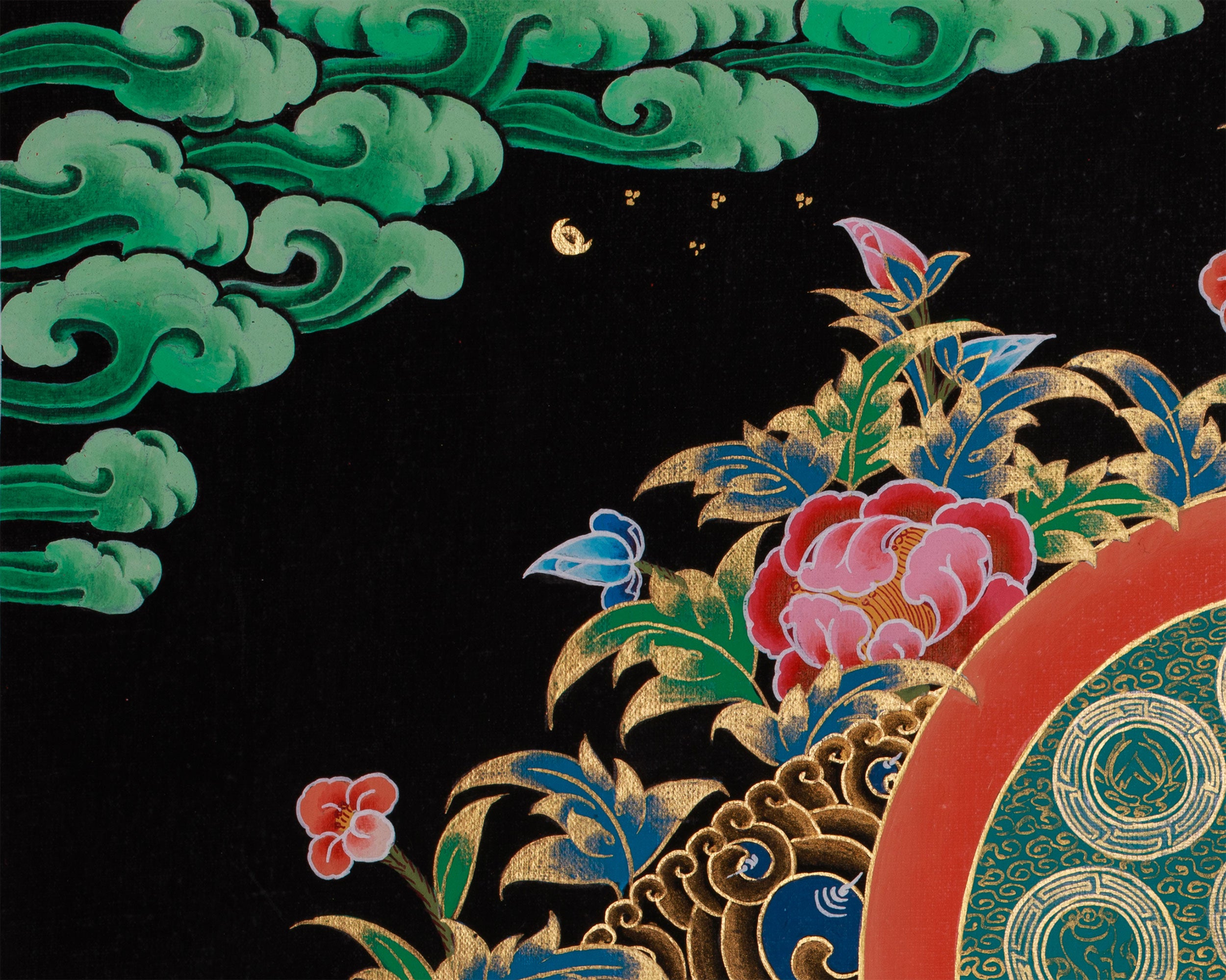 Two Armed Chenrezig Thangka | Embodiment of Infinite Compassion