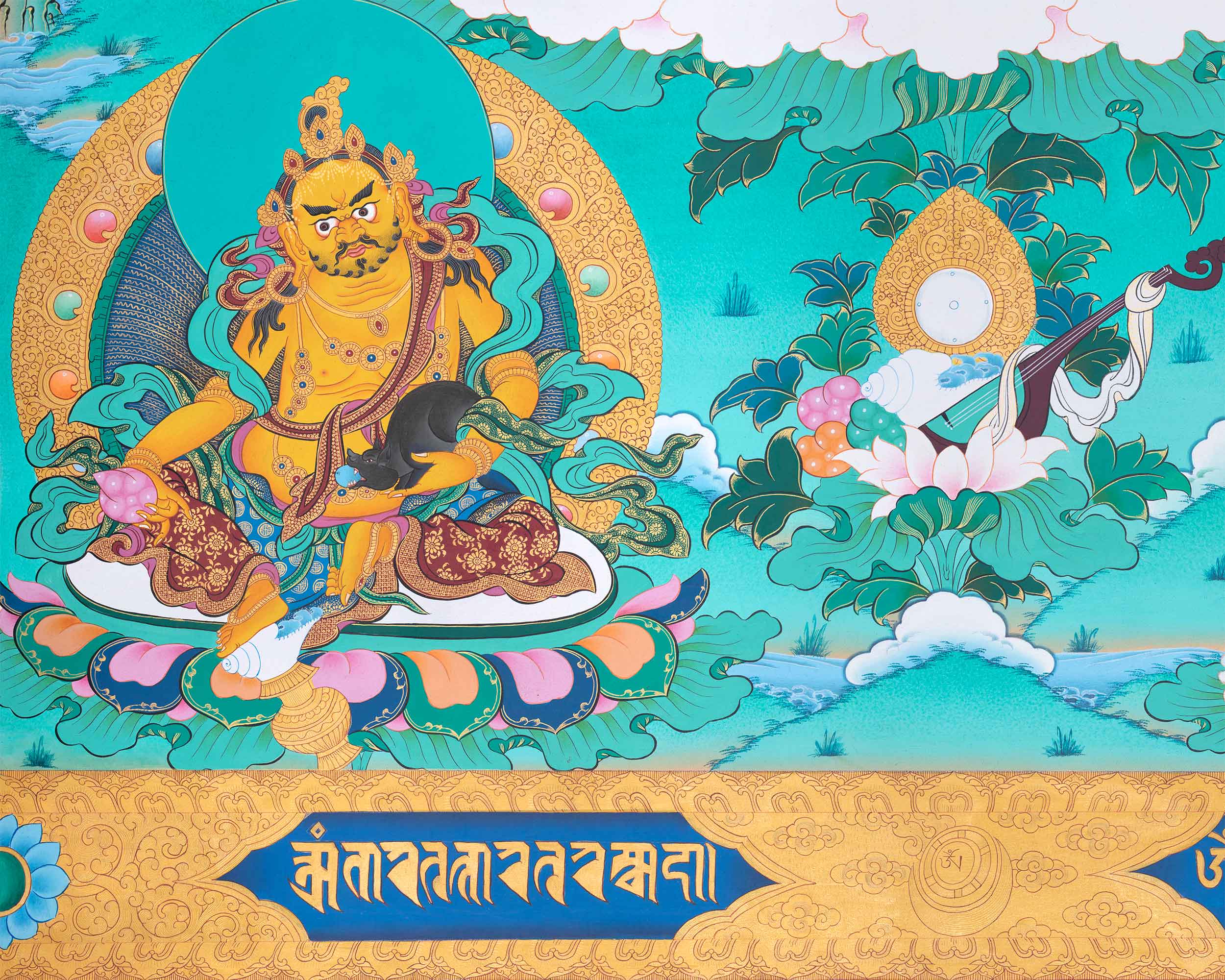 White Tara Thangka Print | Embrace The Blessing of Compassion | Buddhis Art