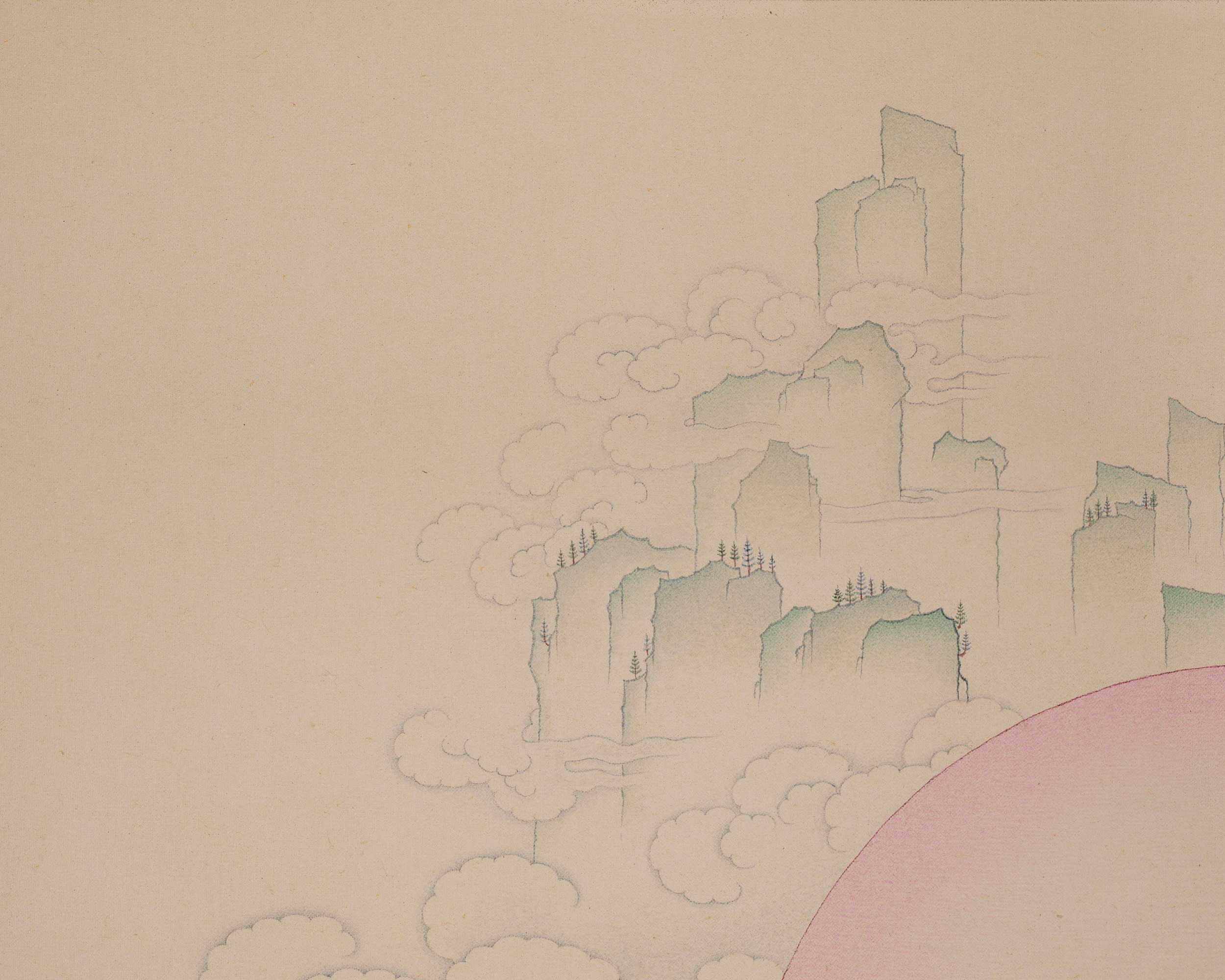 Premium Grand Two-Armed Chenrezig Thangka | Enlightened Compassion