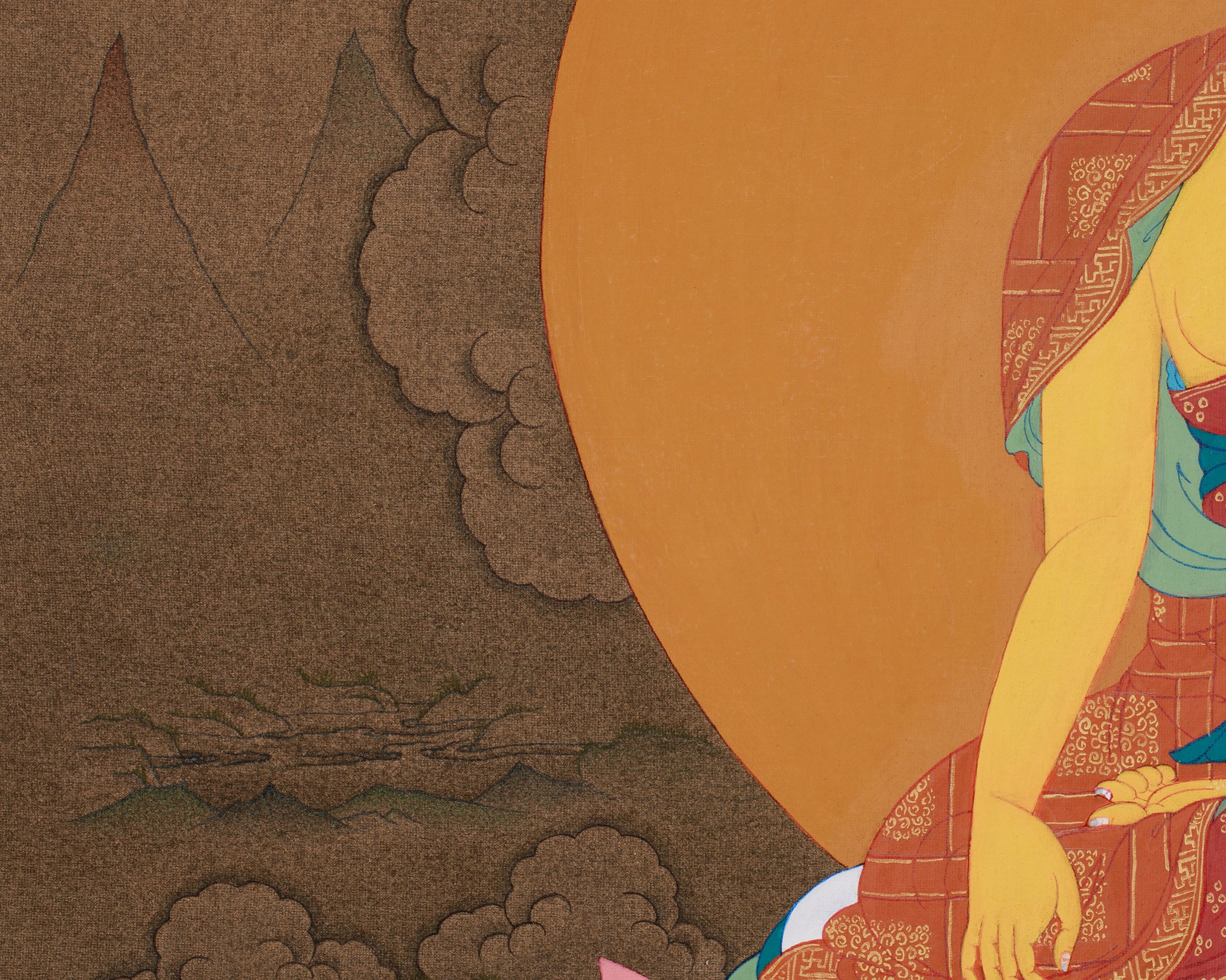 Tibetan Buddha Shakyamuni with Disciples | Siddhartha Gautama | Compassion and Wisdom