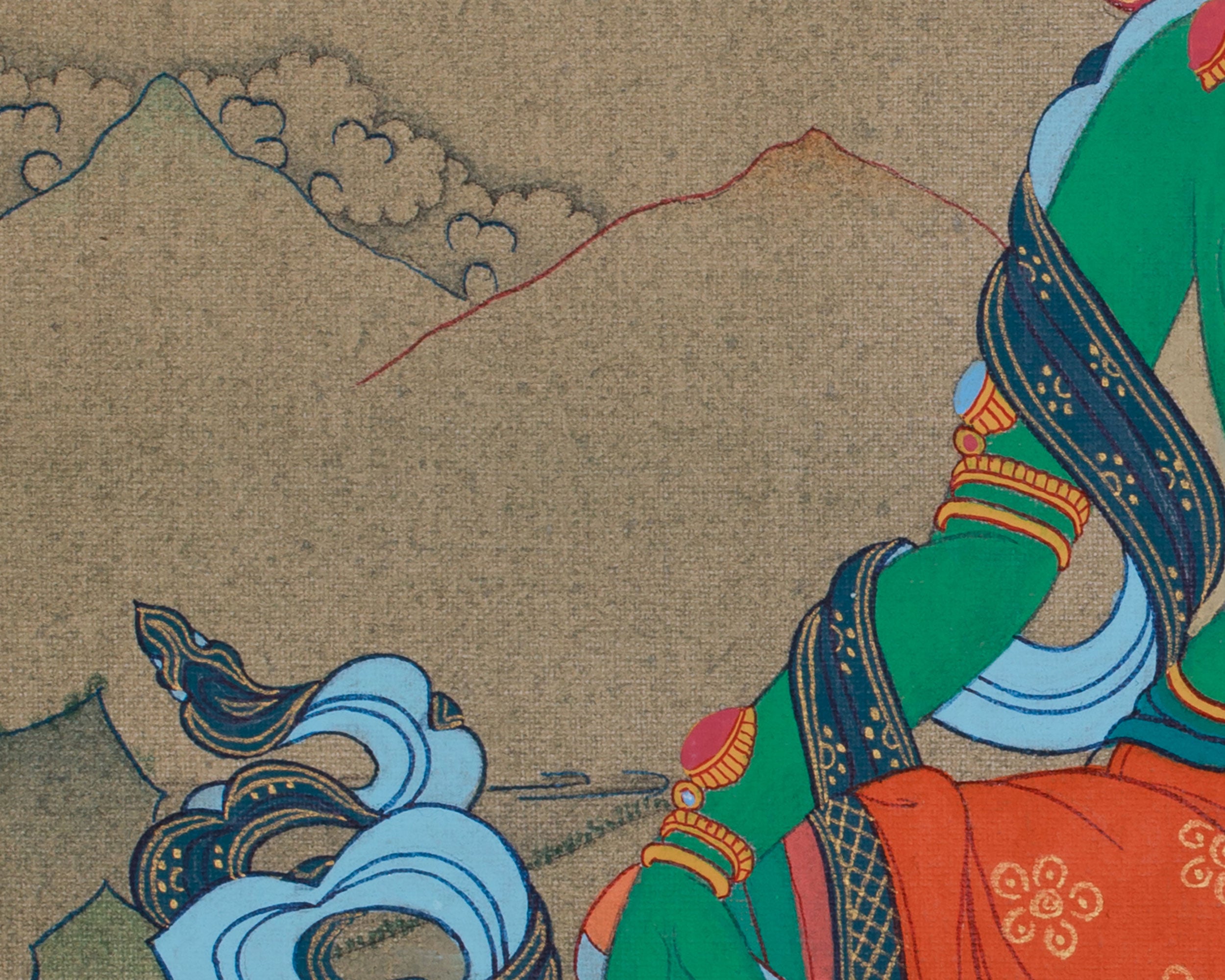 Sacred Green Tara Buddhist Art | Swift Savior & Protector