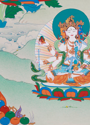 Divine Blessings of Longevity: Amitayus, White Tara, and Namgyalma