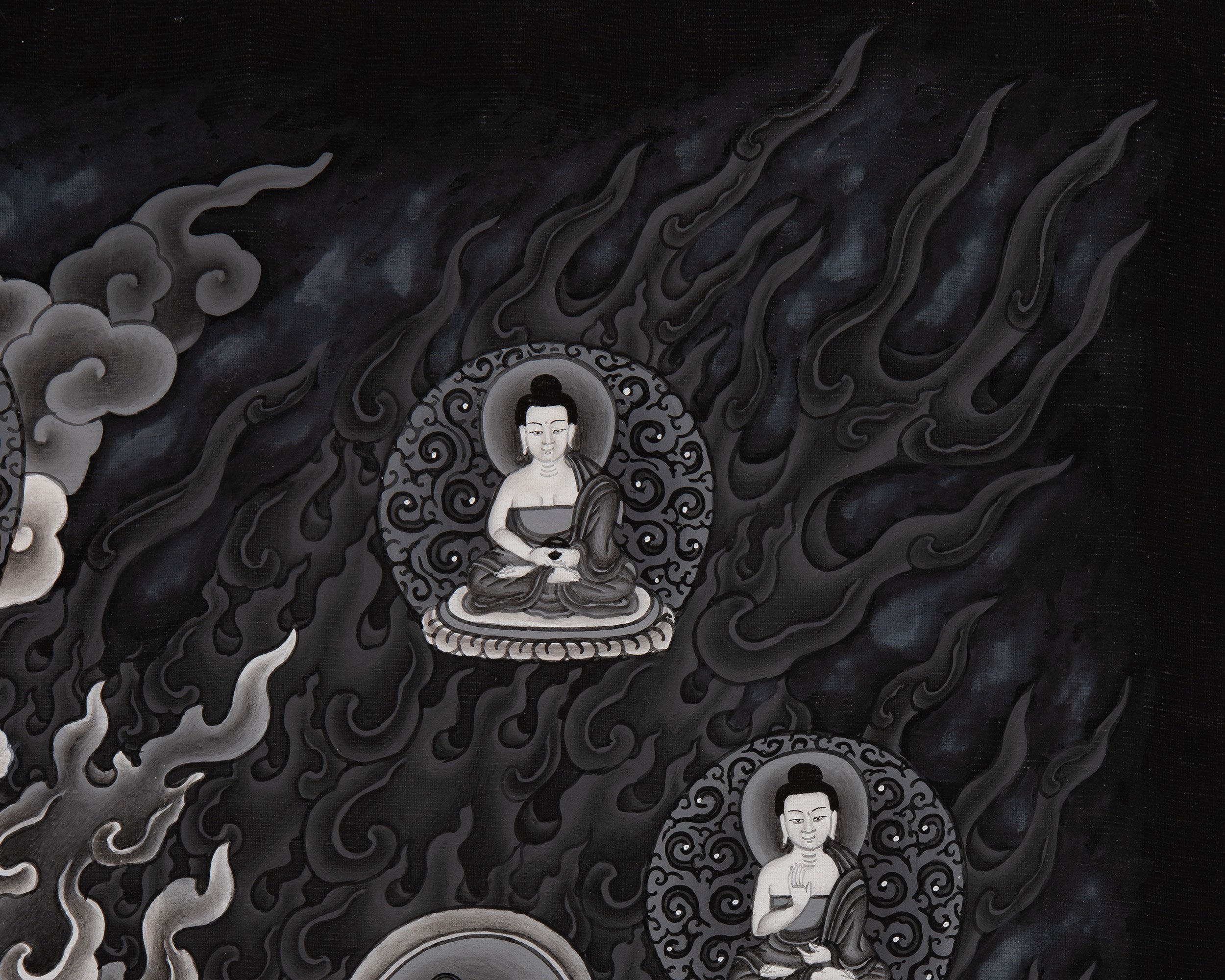 Aakash Yogini Thangka | Original Hand Painted Bijeshwari  Tibetan Thangka