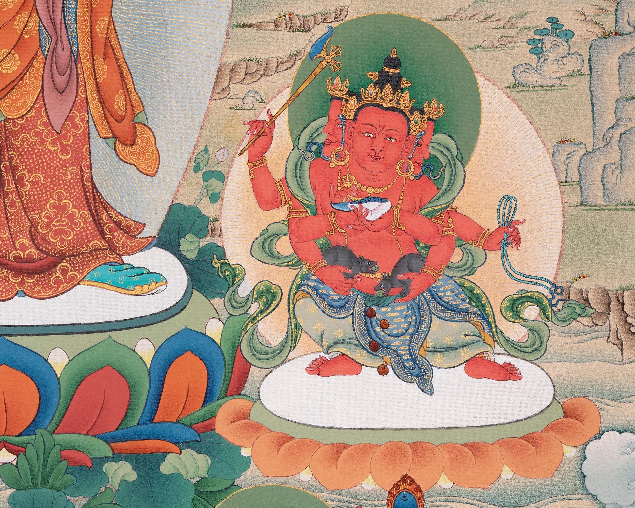 Pema Jungne with Four Dzambalas | Lotus Born Manifestation of Guru Rinpoche