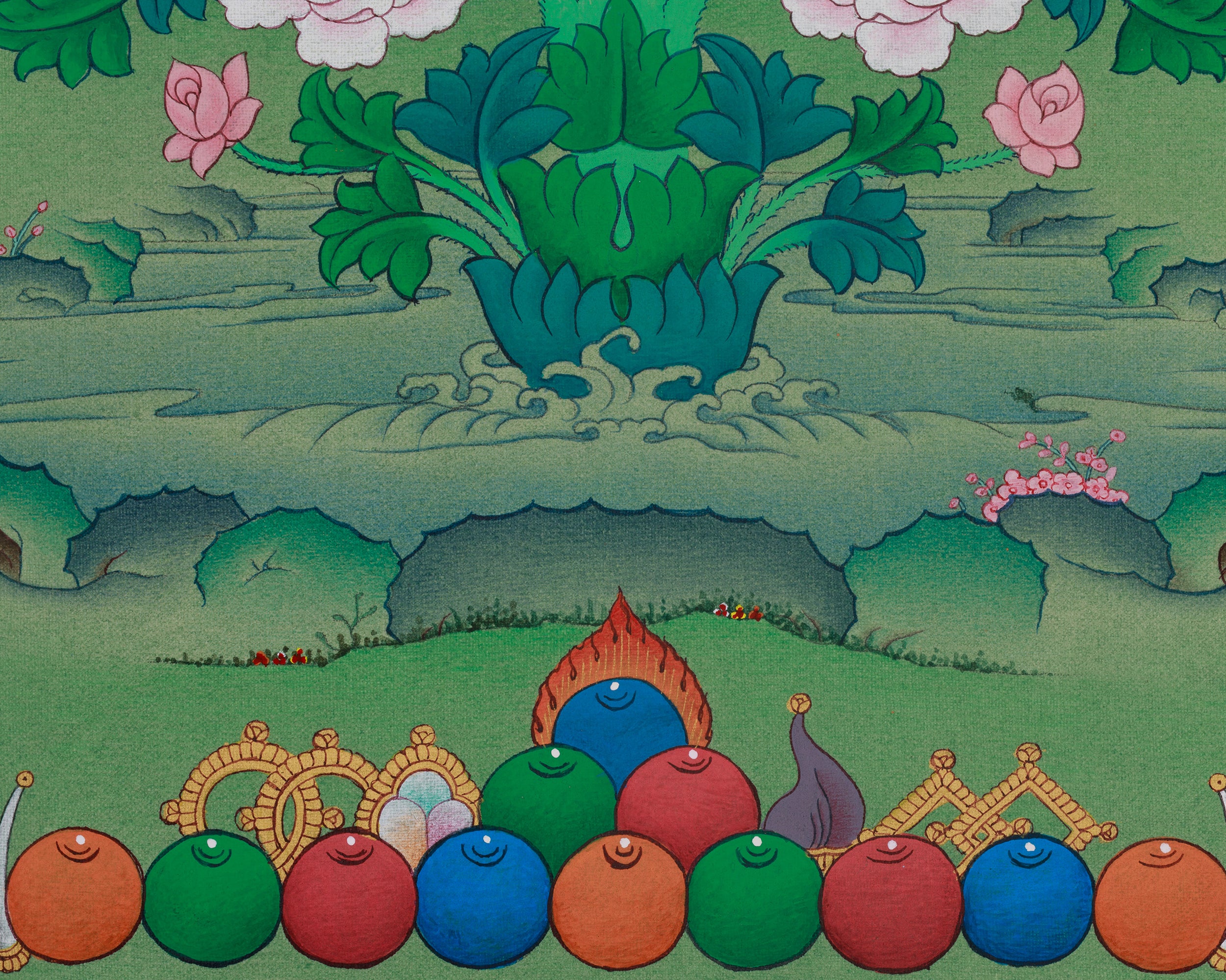 Buddhist Guru Rinpoche Artwork | Spiritual Transformation | Sacred Art