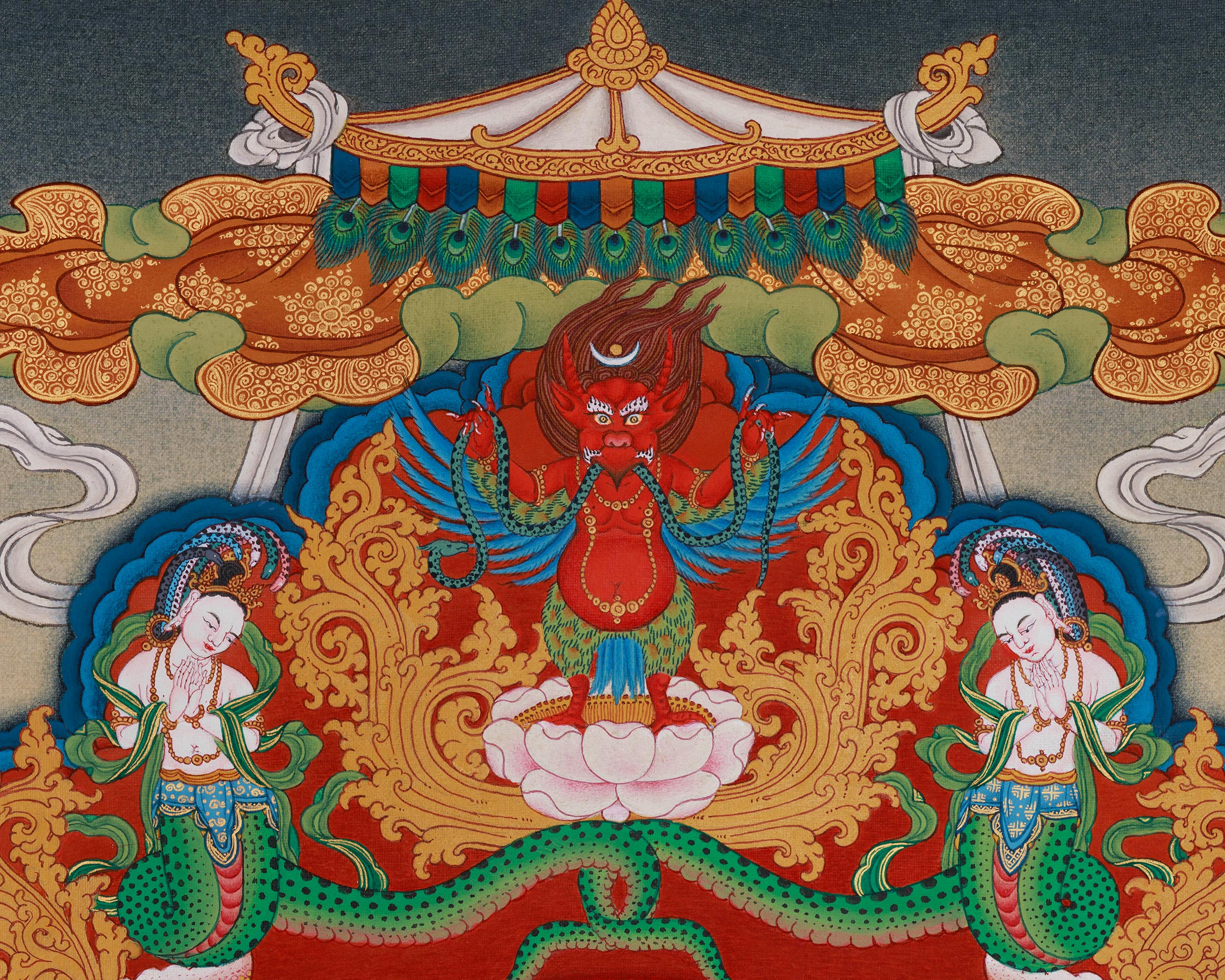 Shakyamuni Buddha With Disciples Art | The Historical Buddha