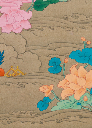 Supreme Healer Bhaisajyaguru Thangka | A Beacon of Health and Spiritual Enlightenment
