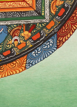 Vintage Shakyamuni Buddha Mandala | Tibetan Thangka for Enlightenment