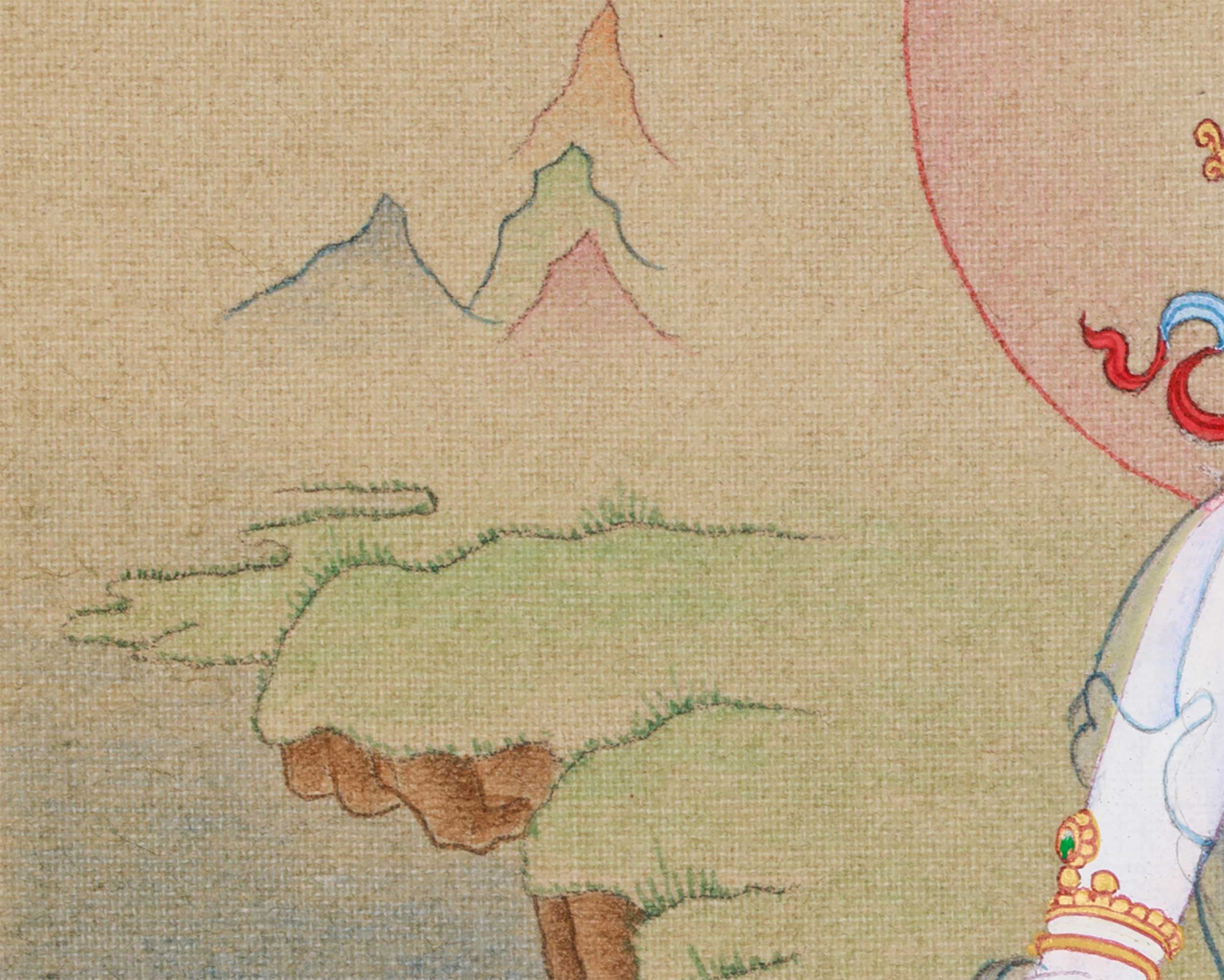 White Tara, Seven Eyes Goddess | Female Buddha of Longevity and Healing