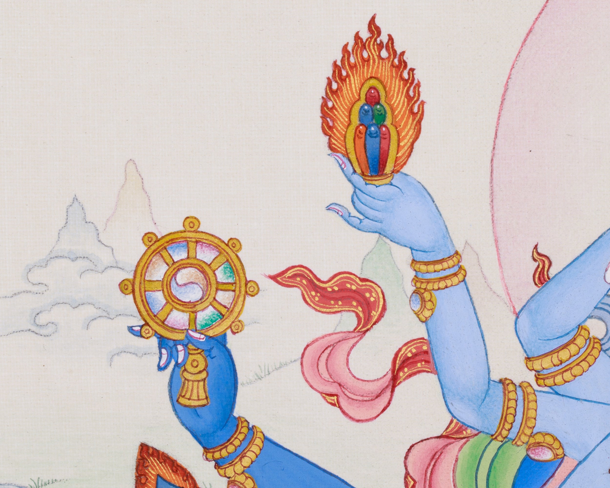 Guhyasamaja Thangka | Deity of Highest Yoga Tantra
