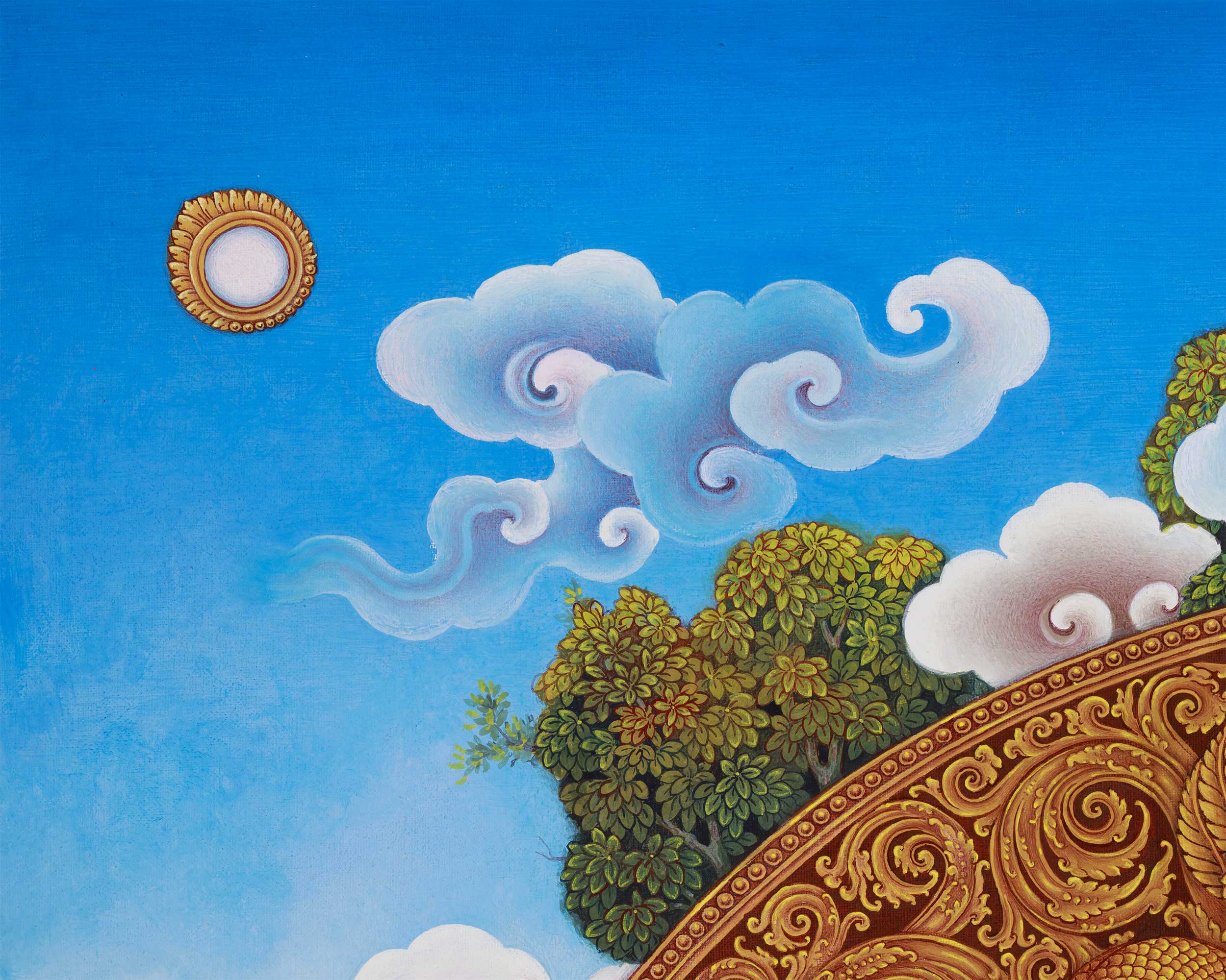High-Quality God of Wealth, Dzambhala Print | Deity of Abundance