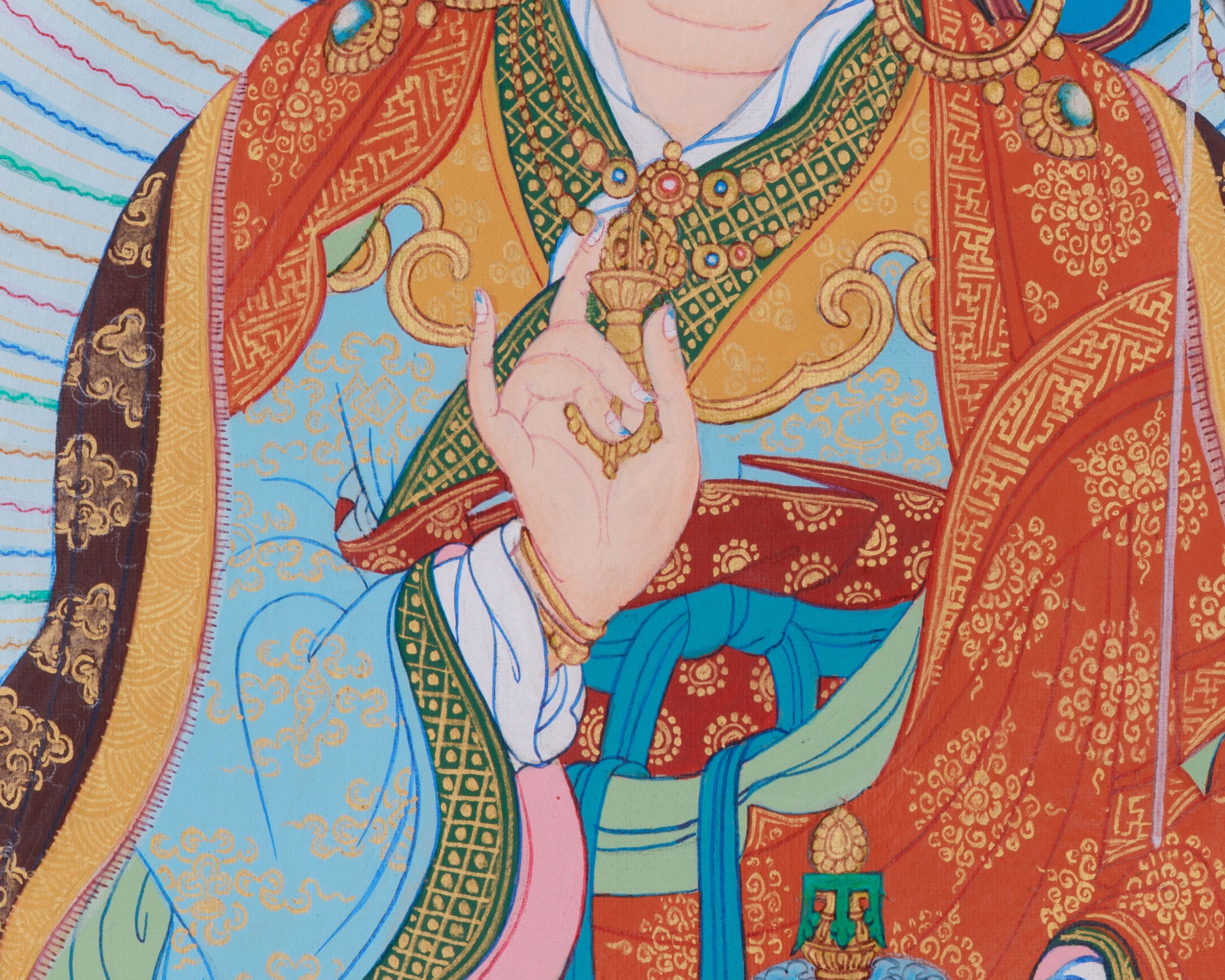 Second Buddha Rinpoche Thangka | Guru Padmasambhava Artwork