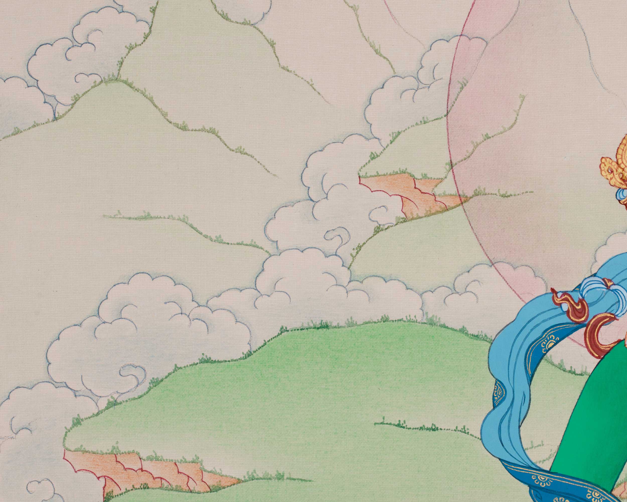 Savior Goddess Green Tara Thangka | Bodhisattva’s Healing Energy