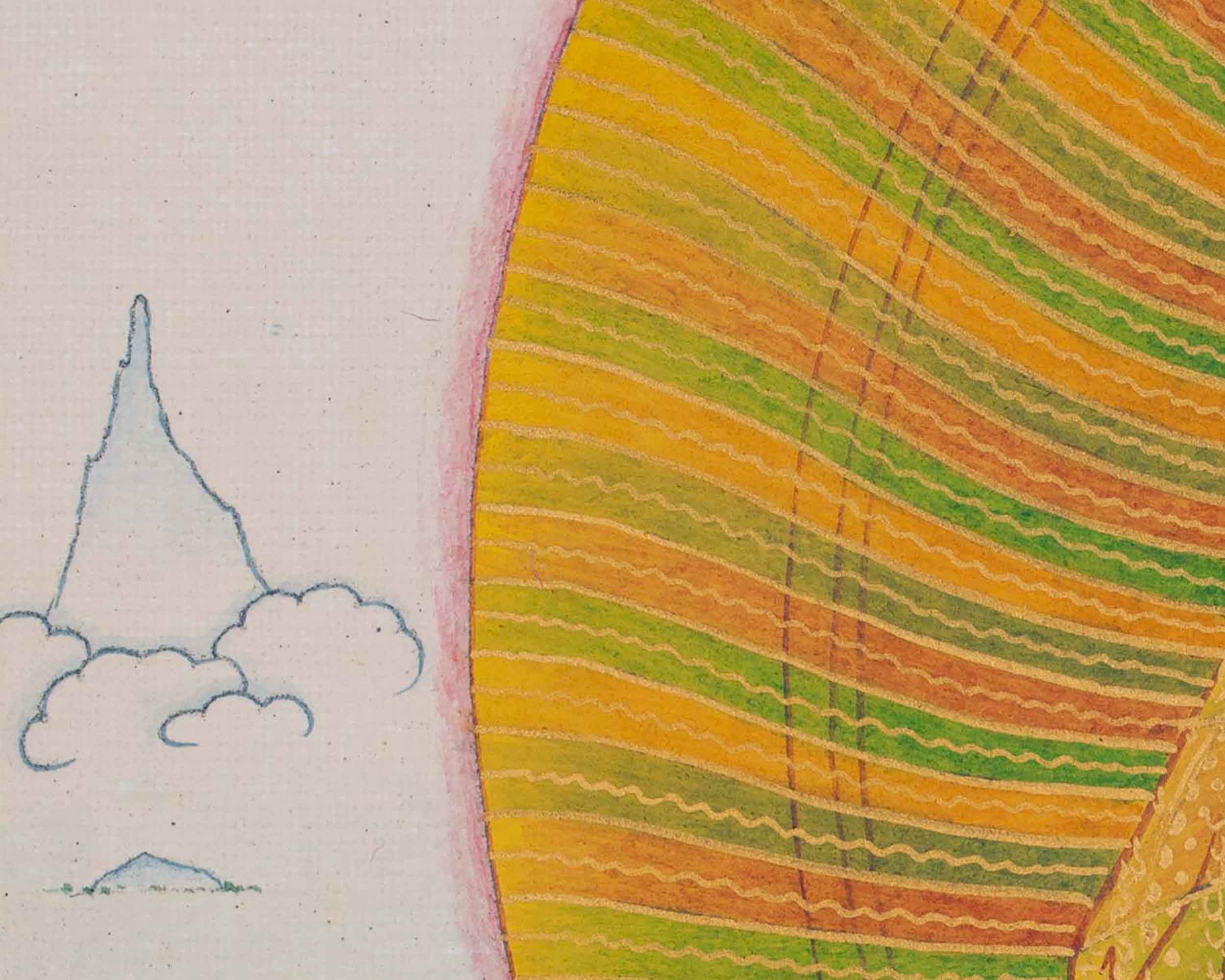 Guru Padmasambhava In Rainbow Body Form | Guru Rinpoche Thangka Print