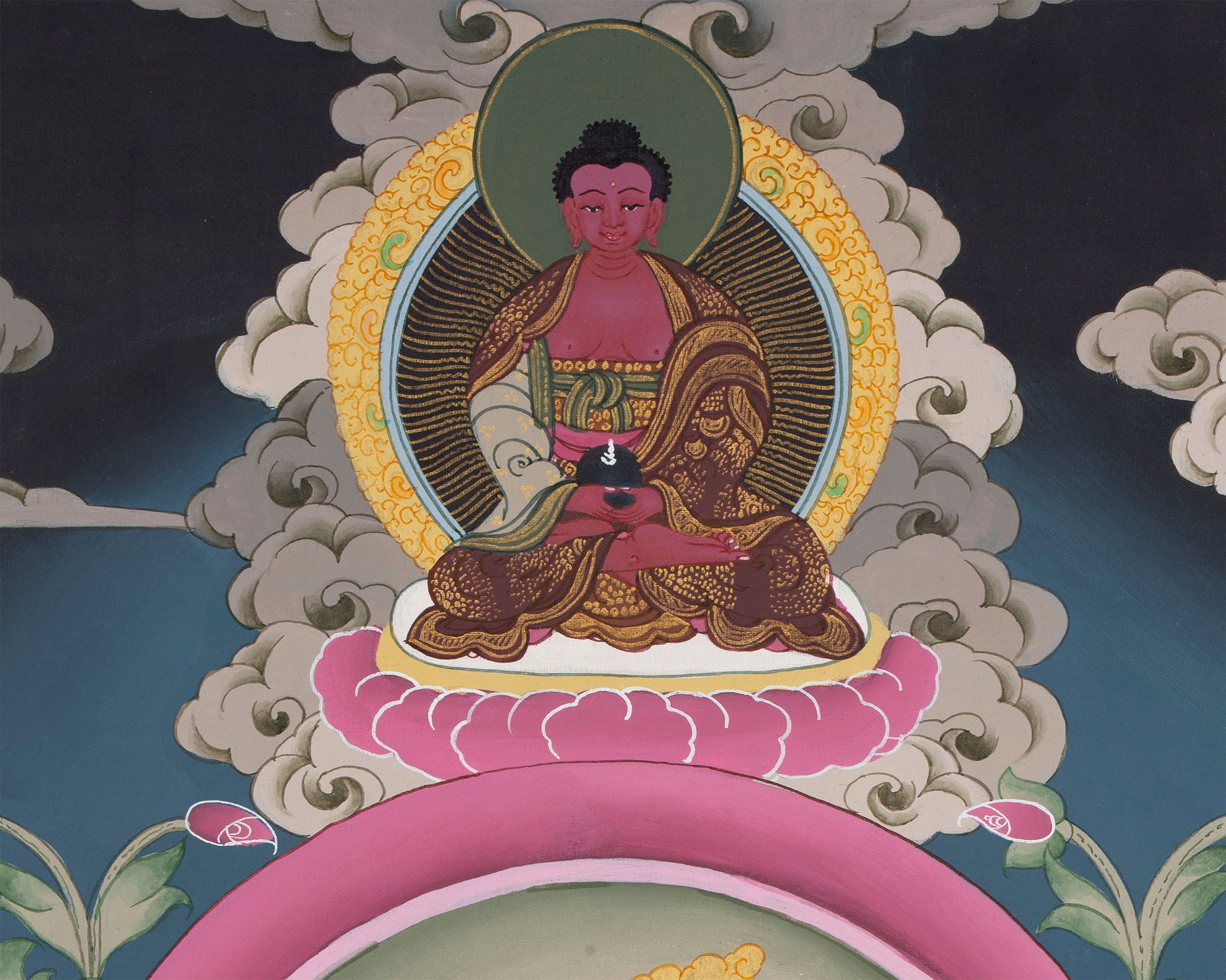 Healing Deity White Tara Thangka Painting | Goddess of Compassion and Longevity