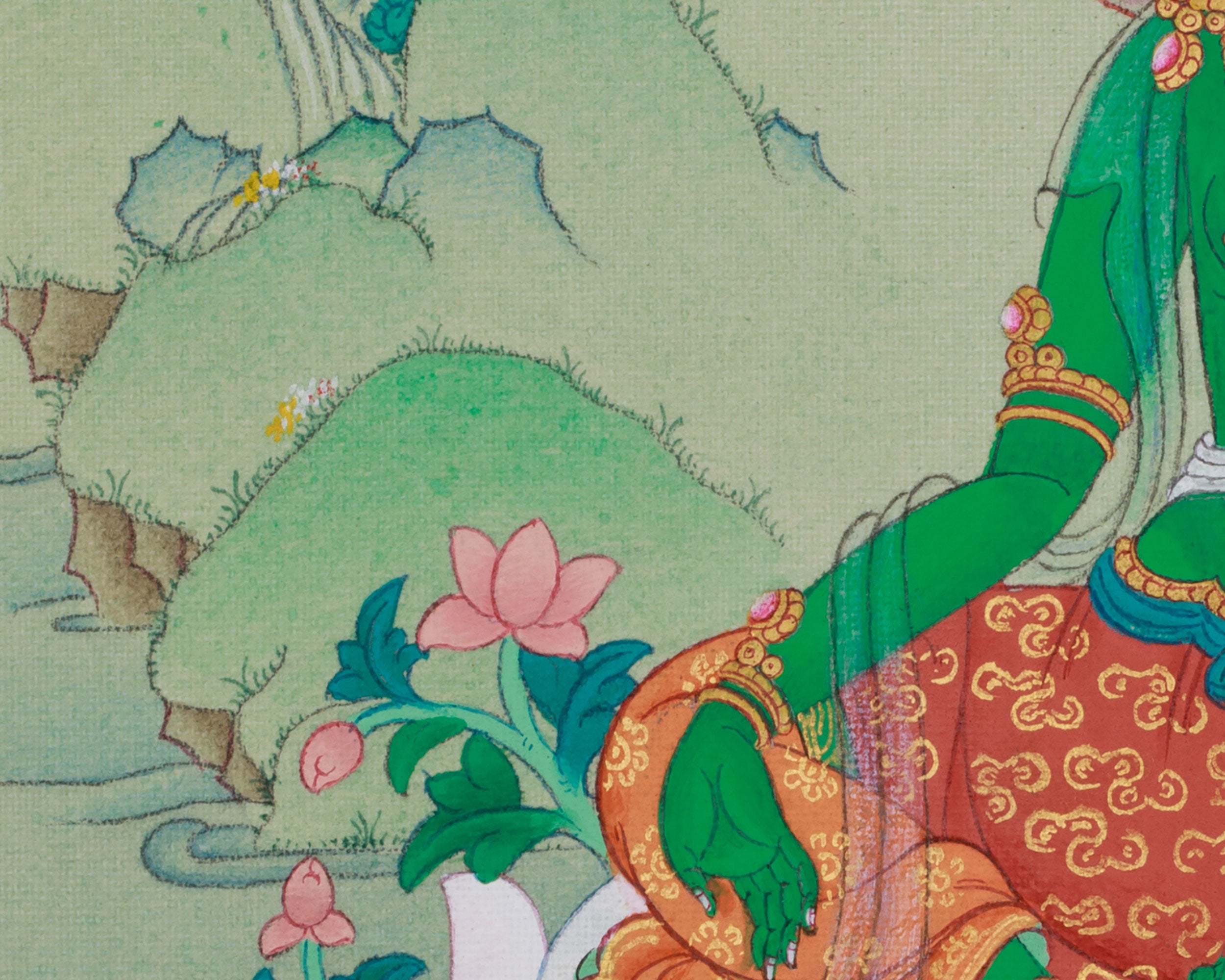 Himalayan Art of Green Tara | Shyama Tara | Mother of All Buddha