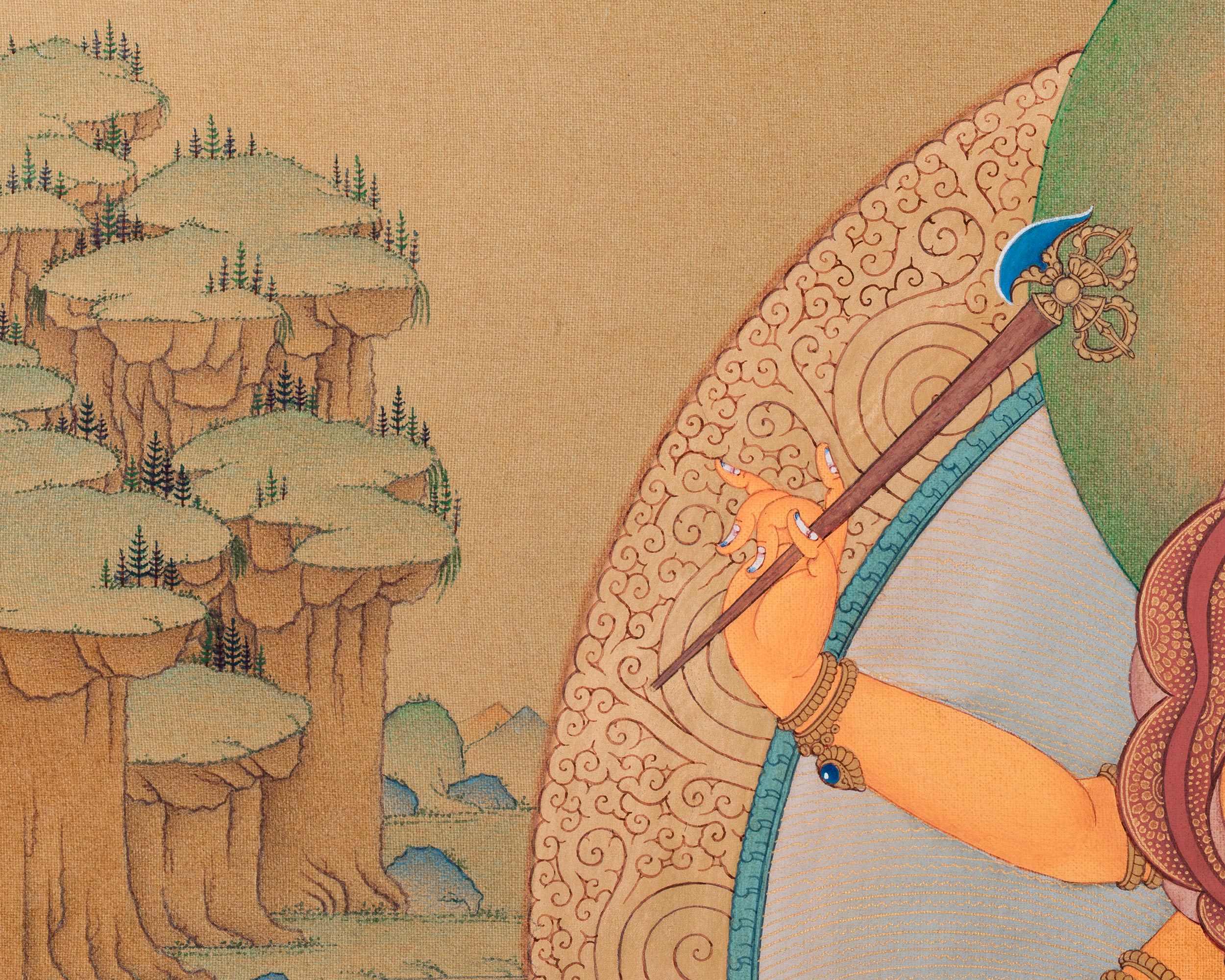 High-Quality Parnashavari Canvas Print | The Forest Goddess