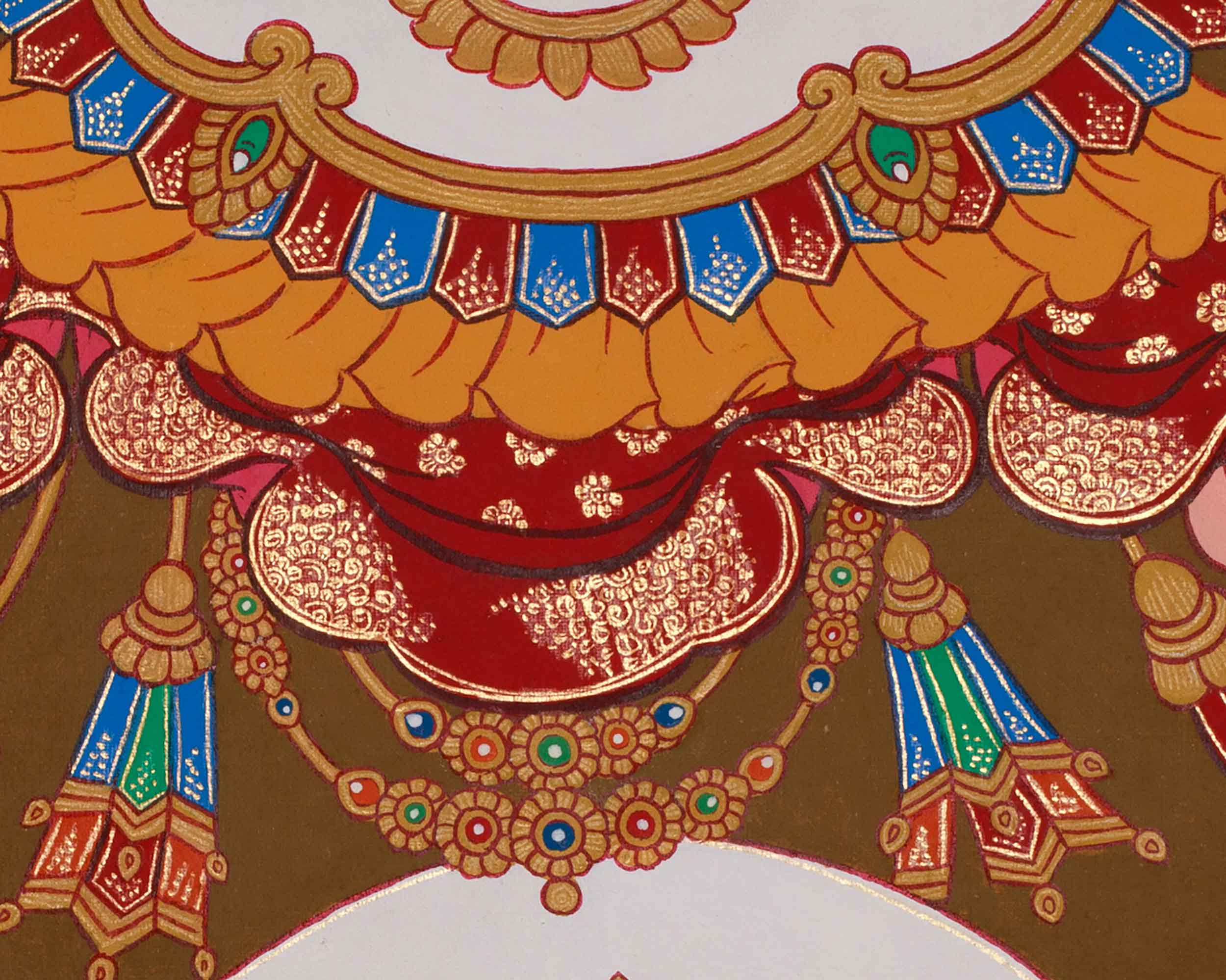 Goddess Marichi Thangka | Buddhist Deity of Light and Fearlessness
