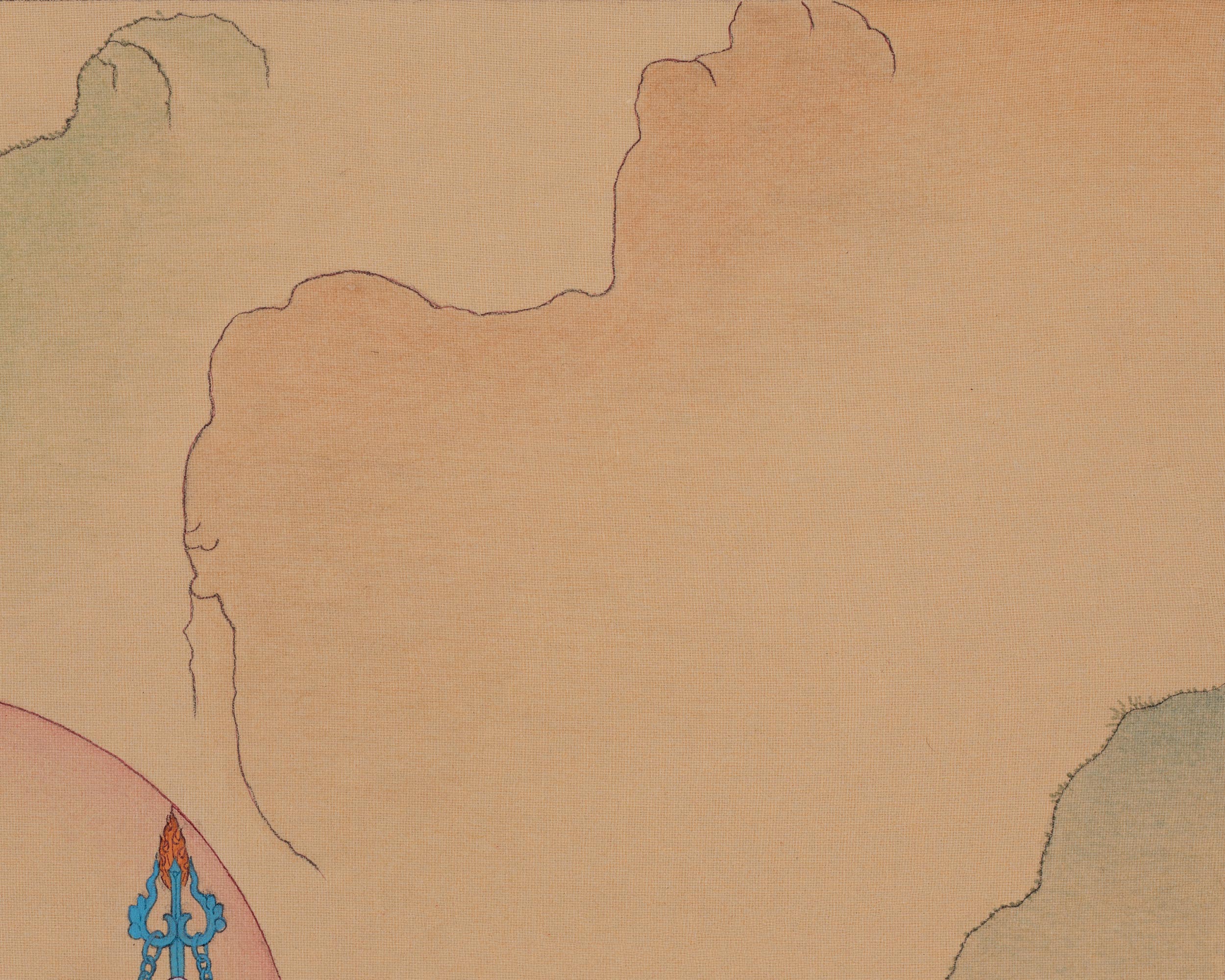 61 cm Tibetan Guru Rinpoche Painting | Padmasambhava Artwork