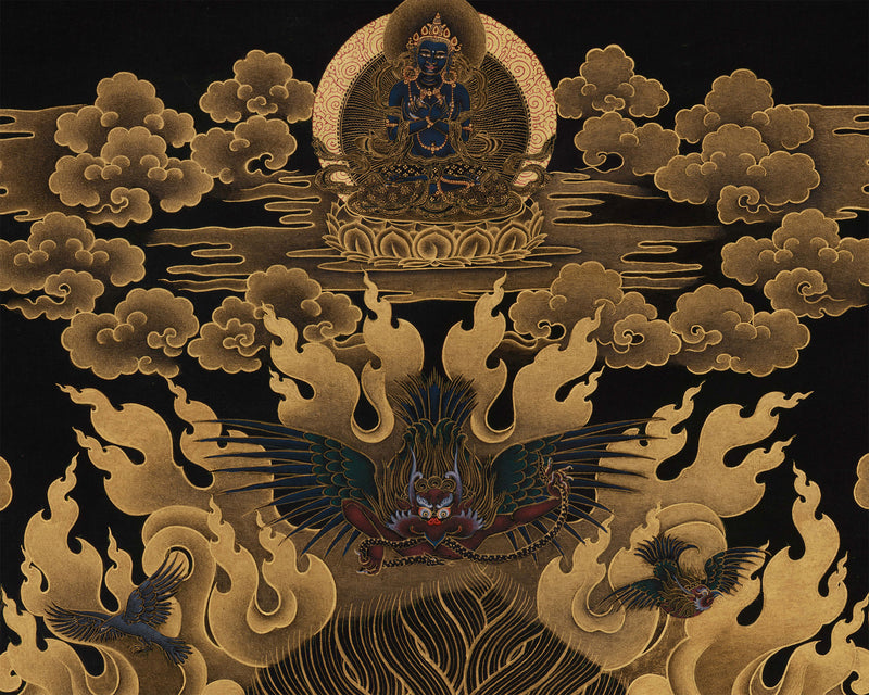 Shakyapa Mahakala Thangka | Protector of the Sakya Tradition