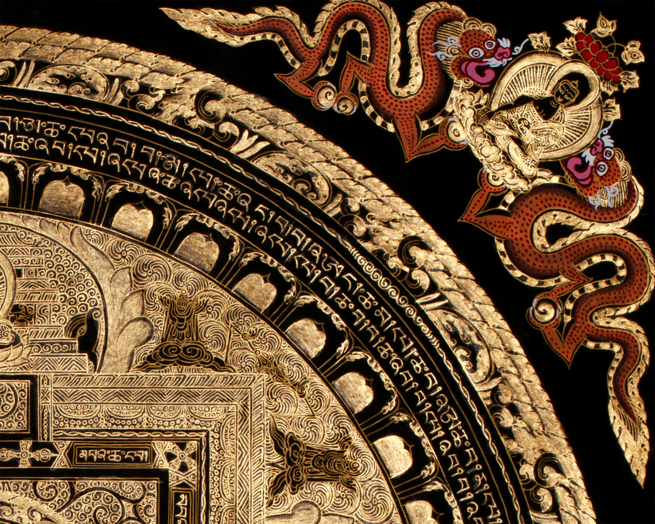 Manjushri Mandala Thangka | Unfolding the Path to Enlightenment