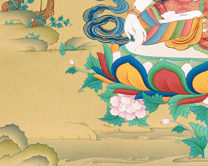 Mother White Tara Thangka | The Goddess Of Healing | Traditional Wall Decorations