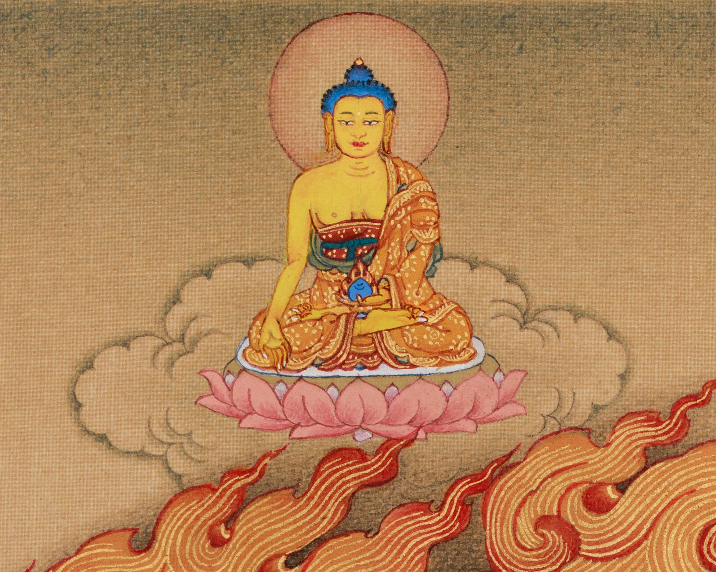 Protector of Dharma Vajrapani Thangka | Buddha's Protector