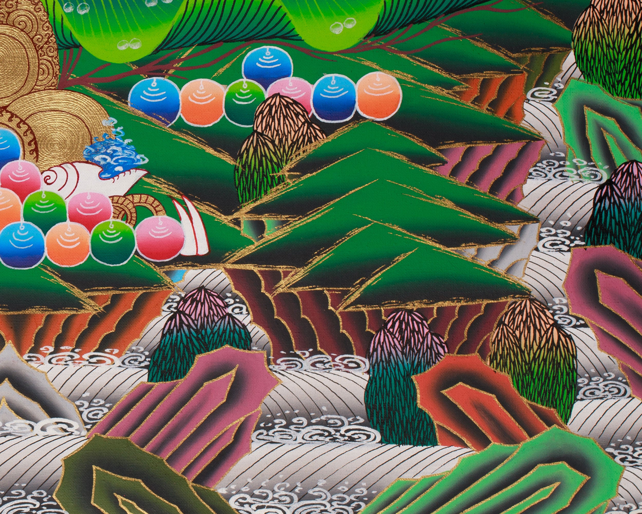 Thangka Of Manjushri | The Bodhisattva of Wisdom in Radiant Detail