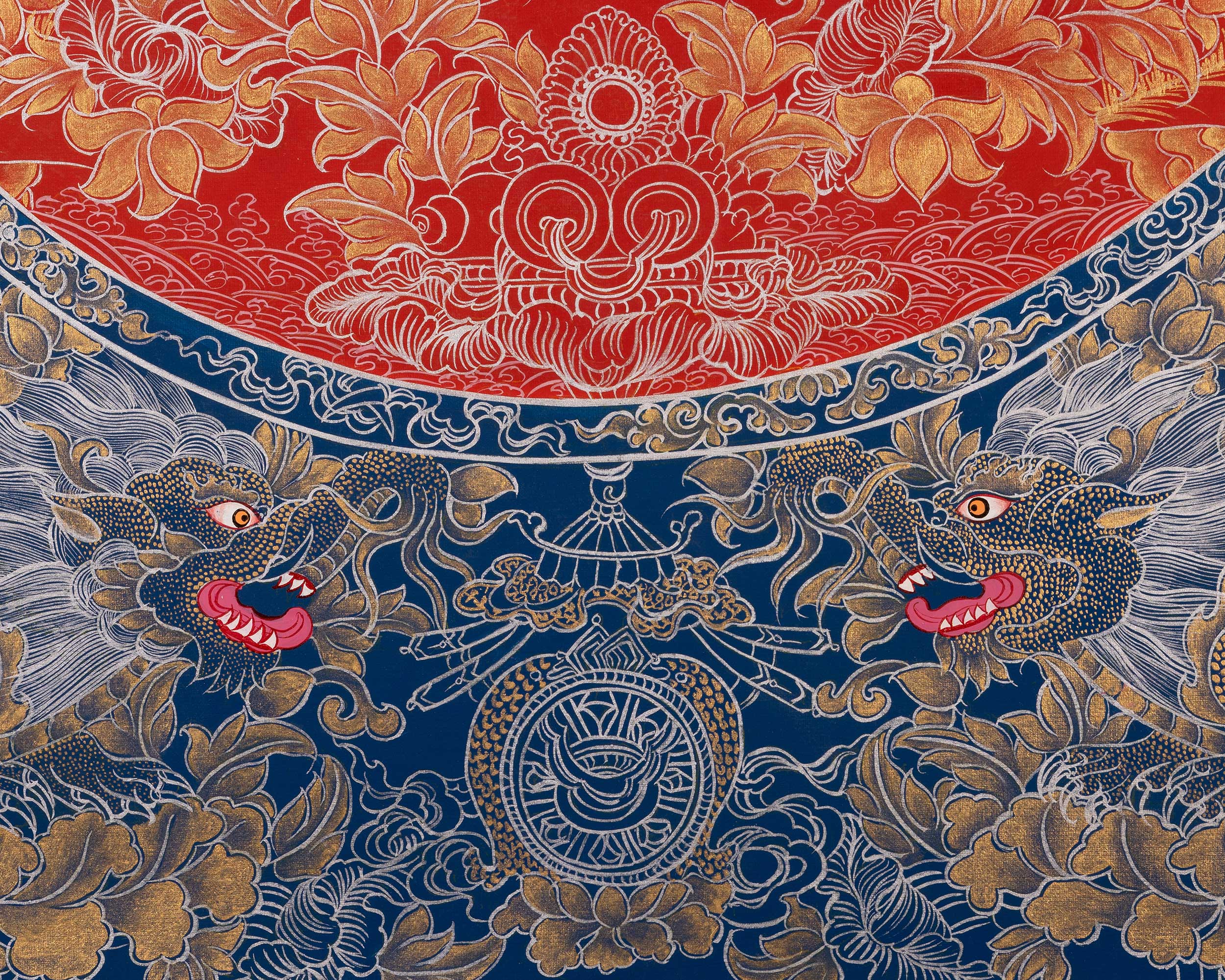Bodhisattva Manjushree Thangka | Religious Art | Buddhist Gifts