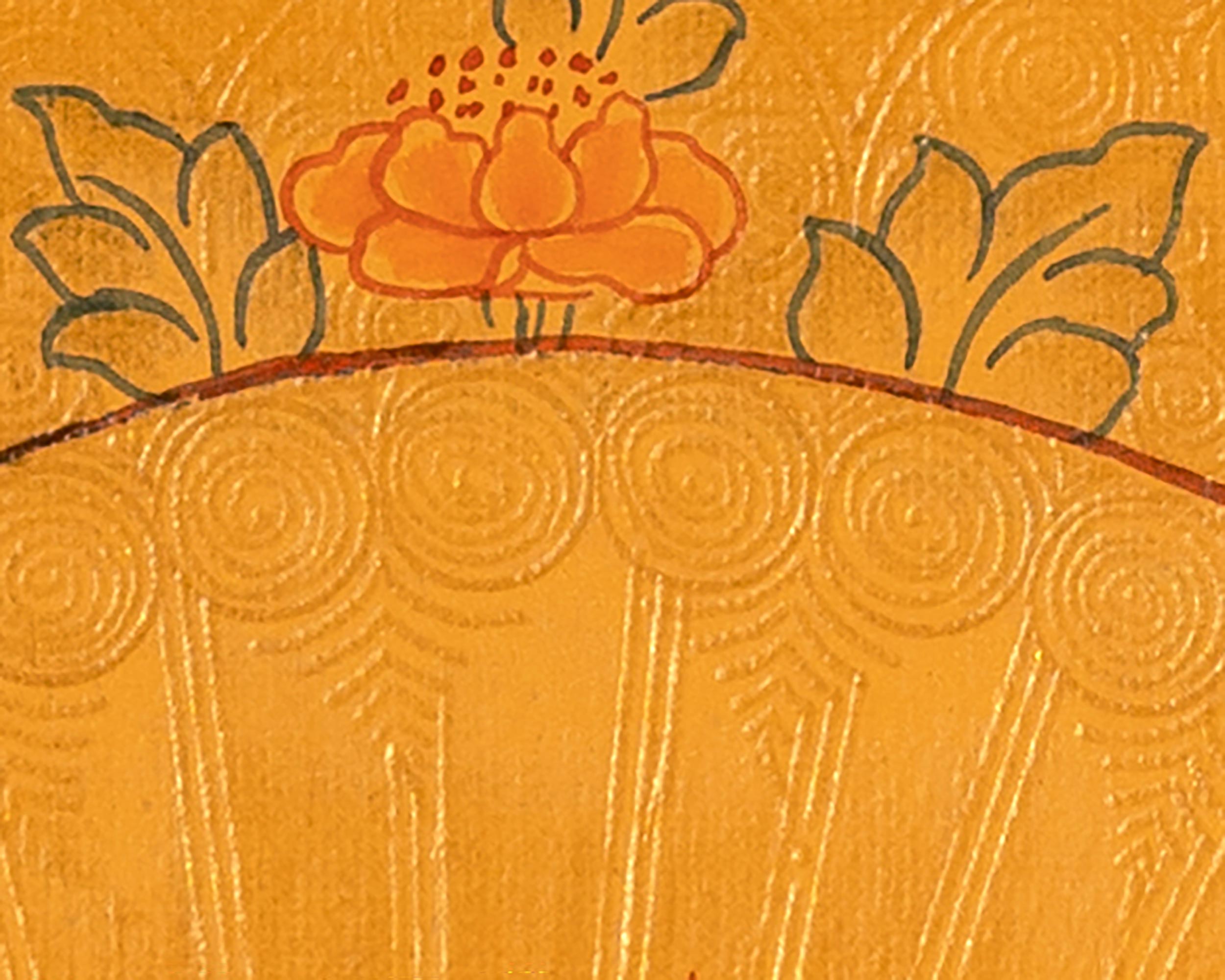 Vajrasattva Tibetan Thangka Painting | The Deity Who Purifies Karma and Restores Spiritual Clarity