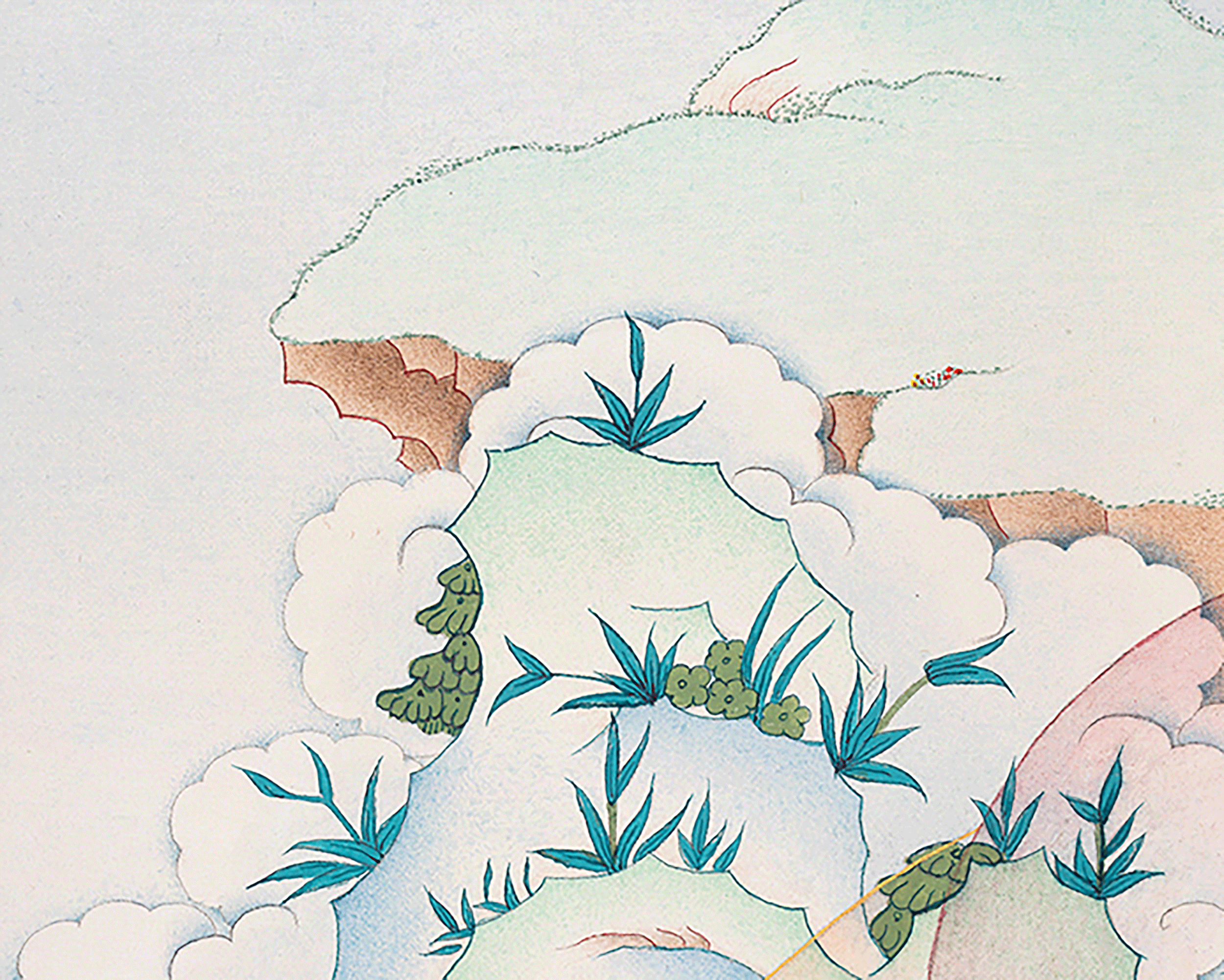 Dzambhala Thangka | Wealth Deity of Tibetan Buddhism | Handpainted Thangka Art