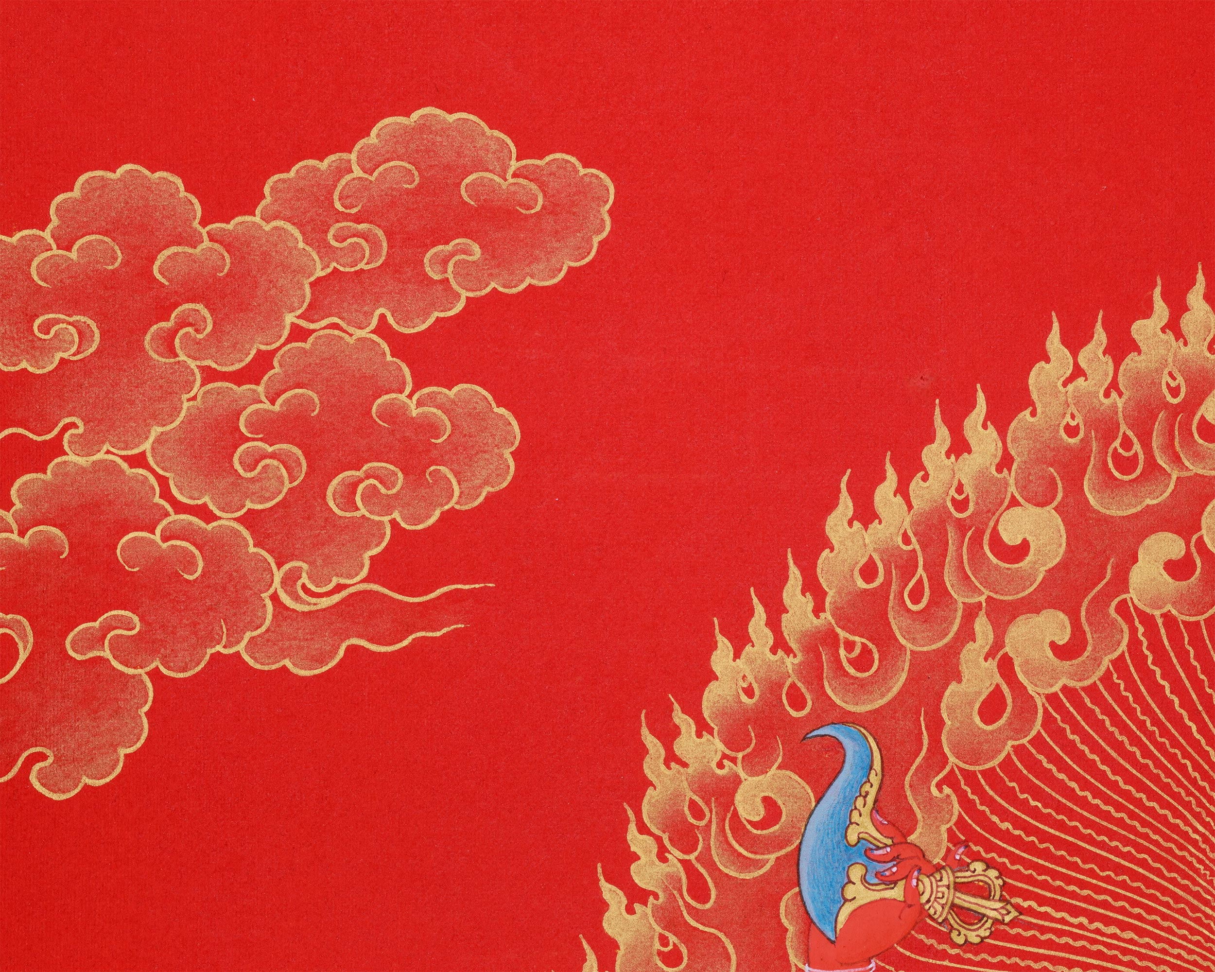Sacred Dorje Phagmo (Vajravarahi) Thangka | Fierce Wisdom Dakini of Transformation